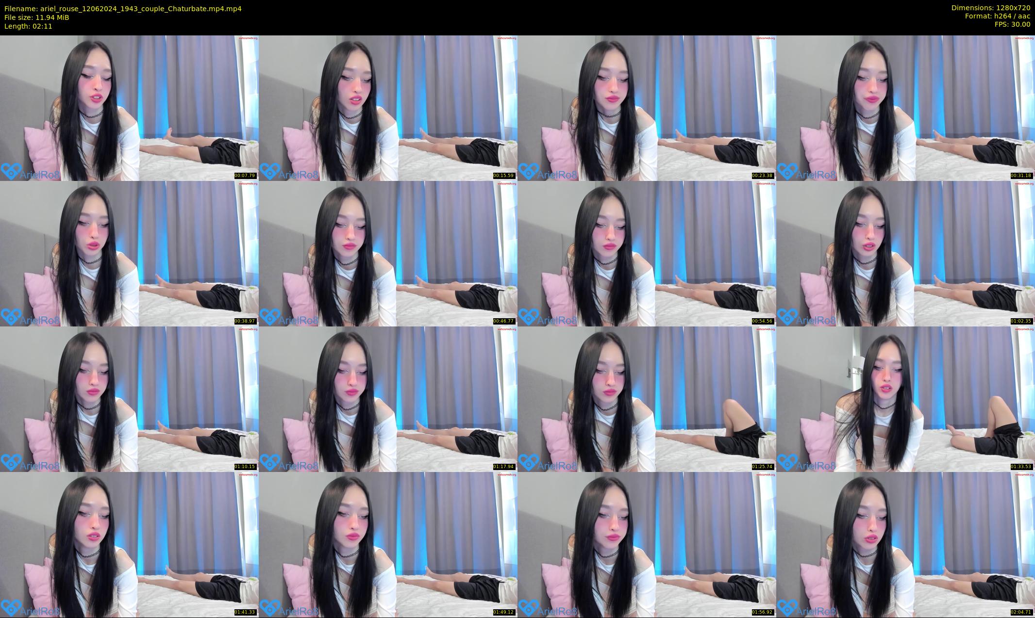 ariel_rouse — 3 minute Chaturbate female cam show recording, 720p, Jun 12, 2024