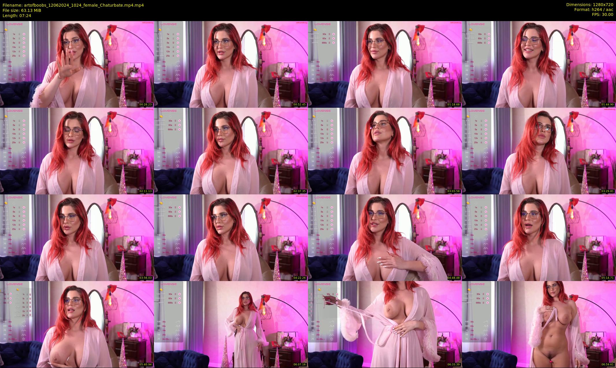 artofboobs — 8 minute Chaturbate female cam show recording, 720p, Jun 12, 2024