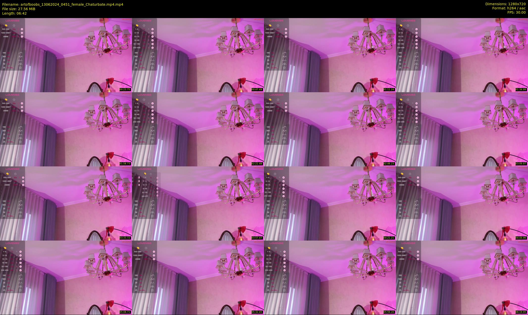 artofboobs — 7 minute Chaturbate female cam show recording, 720p, Jun 13, 2024