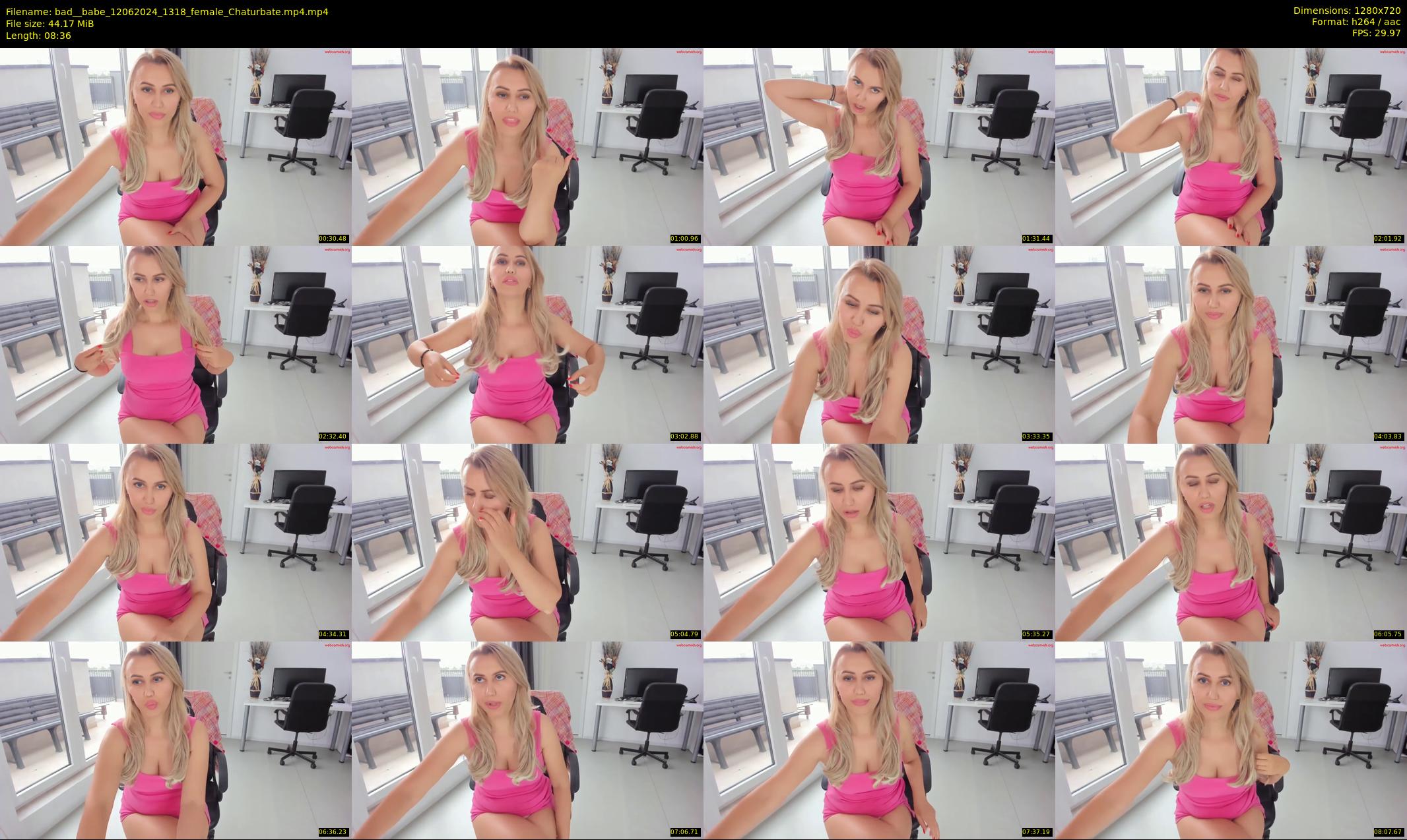 bad__babe — 9 minute Chaturbate female cam show recording, 720p, Jun 12, 2024