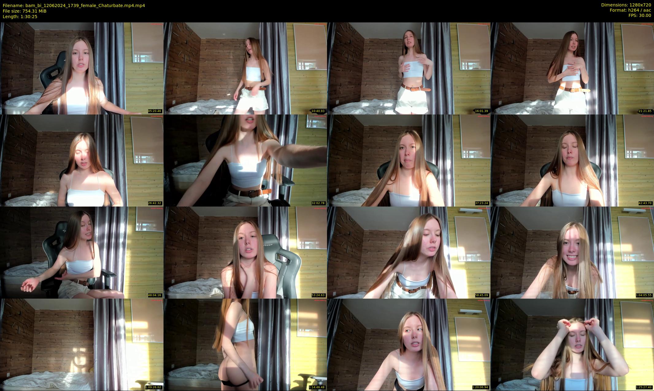 bam_bi — 91 minute Chaturbate female cam show recording, 720p, Jun 12, 2024