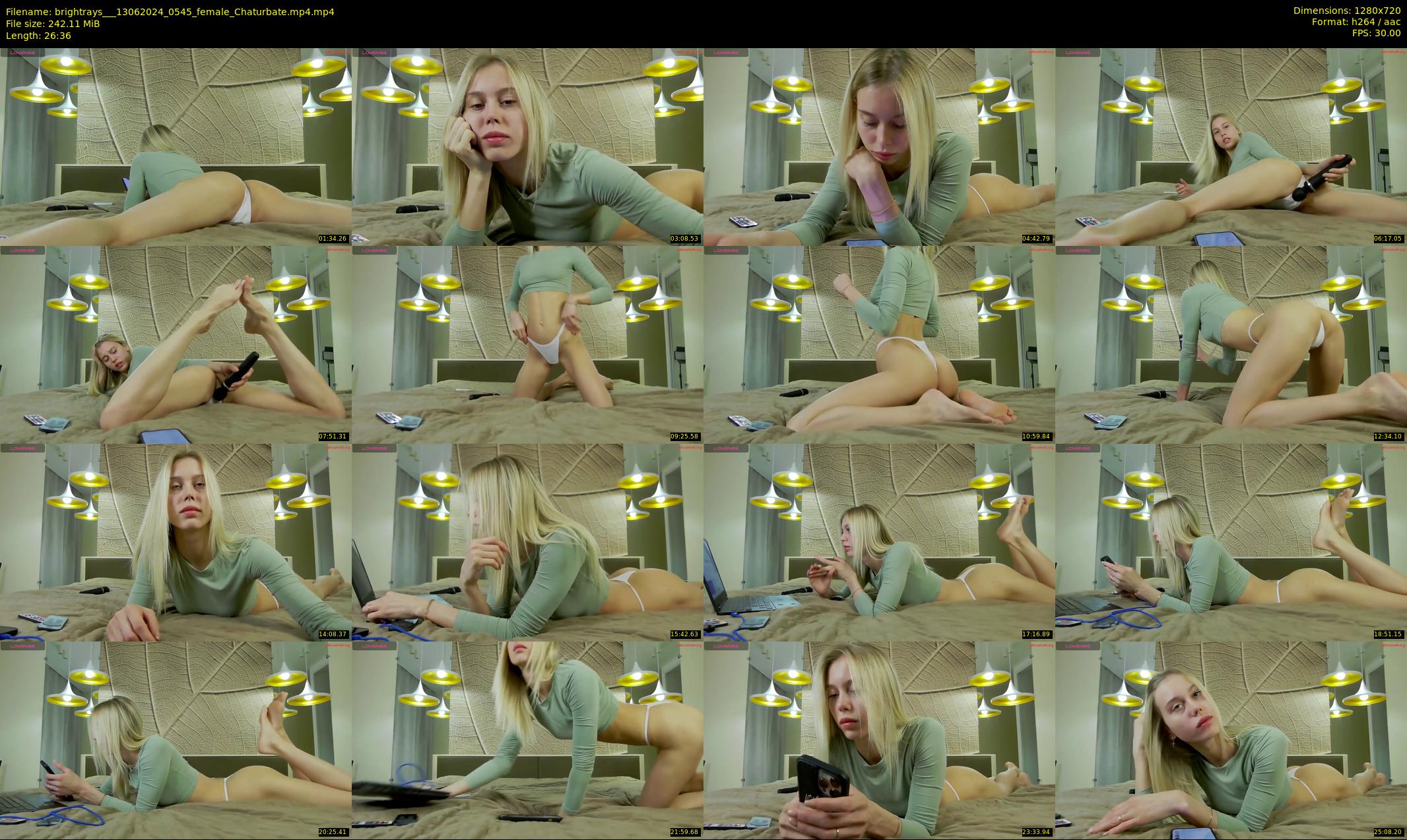 brightrays__ — 27 minute Chaturbate female cam show recording, 720p, Jun 13, 2024