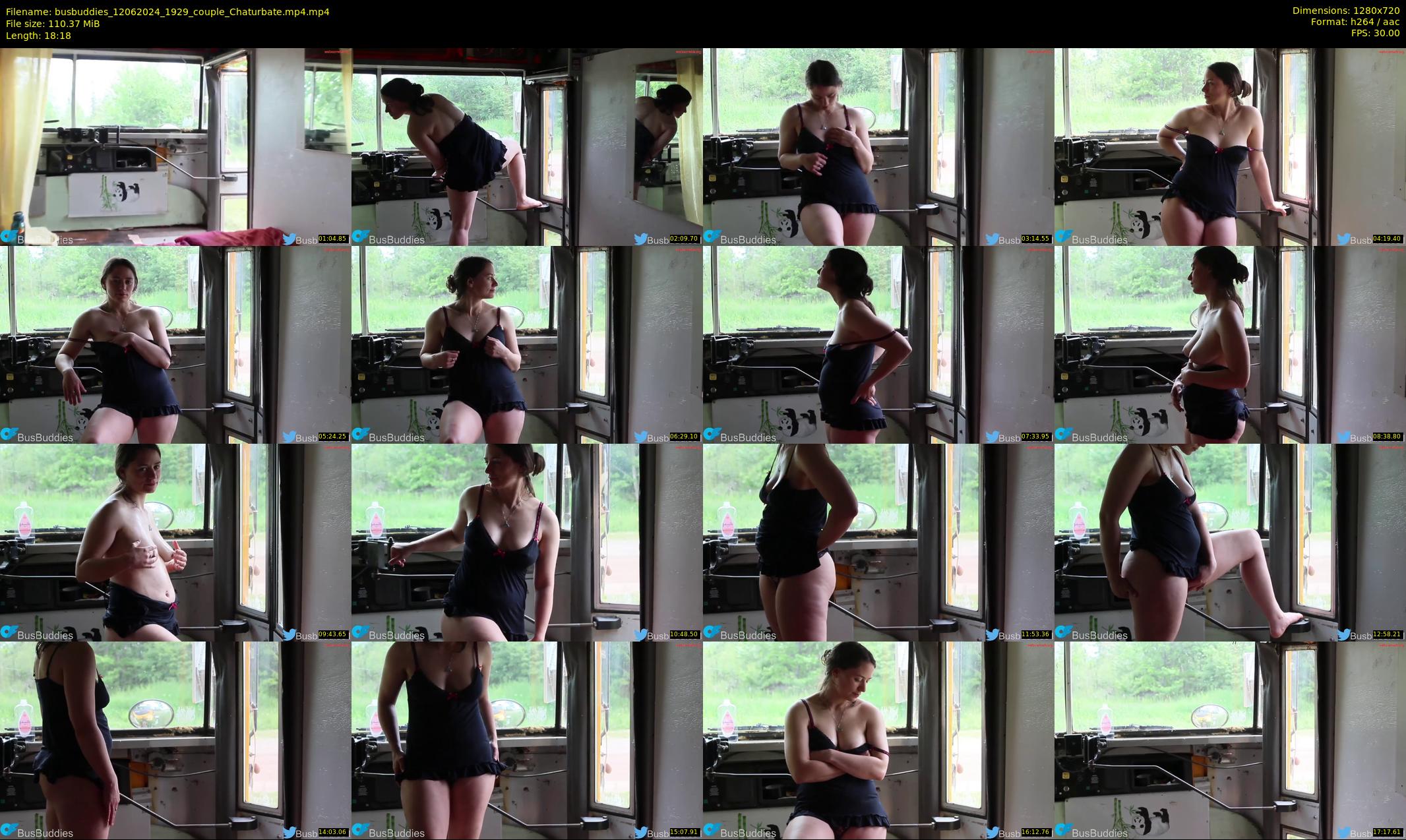 busbuddies — 19 minute Chaturbate couple cam show recording, 720p, Jun 12, 2024