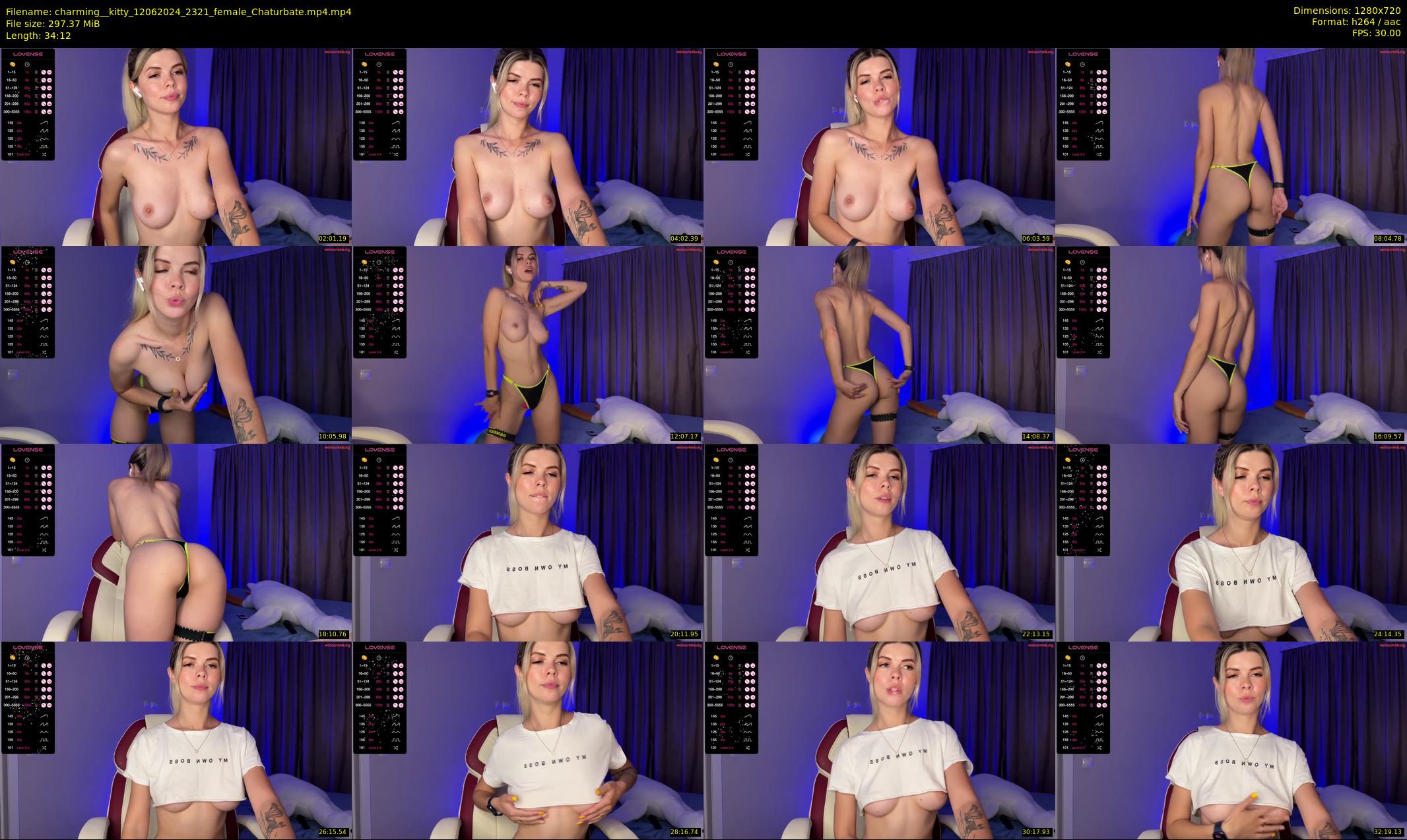 charming__kitty — 35 minute Chaturbate female cam show recording, 720p, Jun 12, 2024