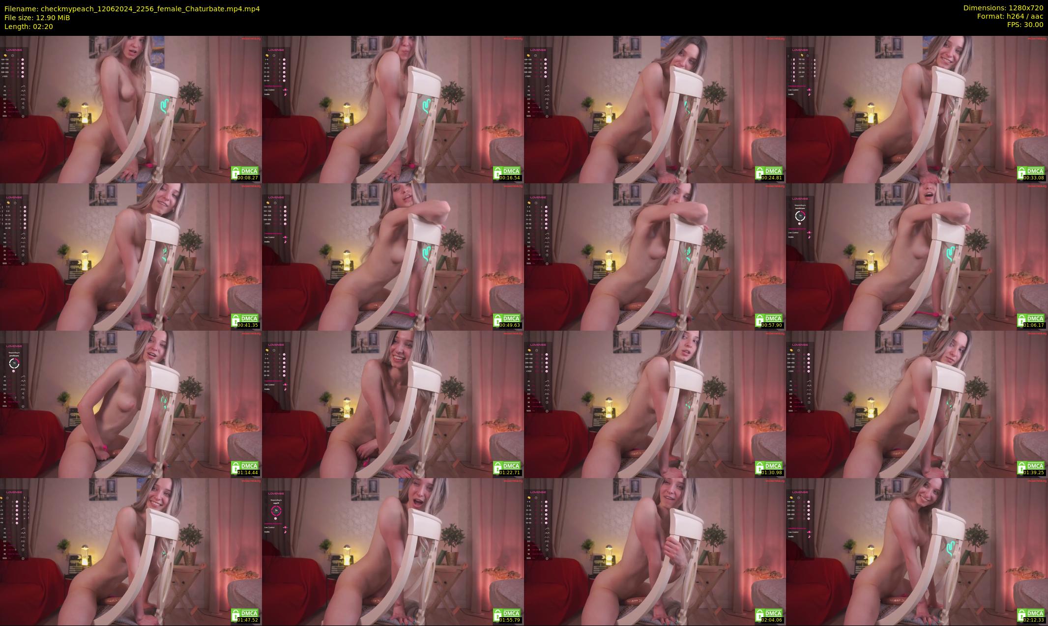 checkmypeach — 3 minute Chaturbate female cam show recording, 720p, Jun 12, 2024