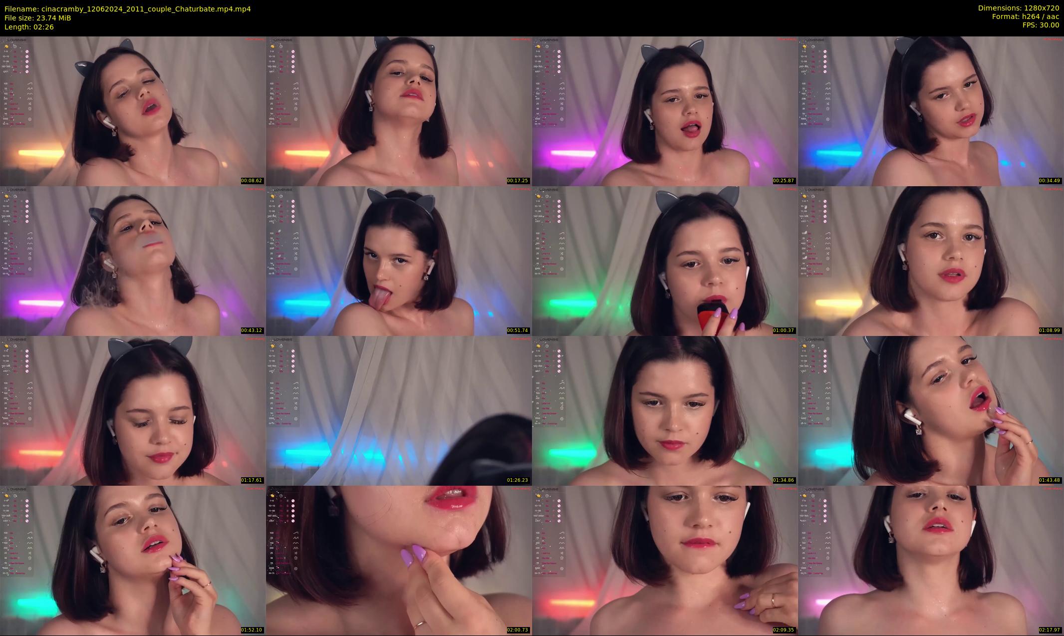cinacramby — 3 minute Chaturbate female cam show recording, 720p, Jun 12, 2024