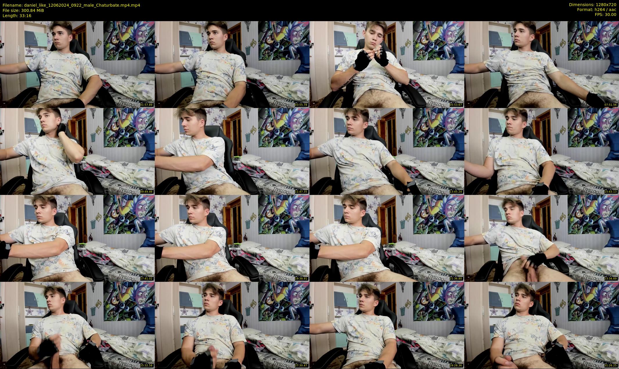 daniel_like — 34 minute Chaturbate male cam show recording, 720p, Jun 12, 2024