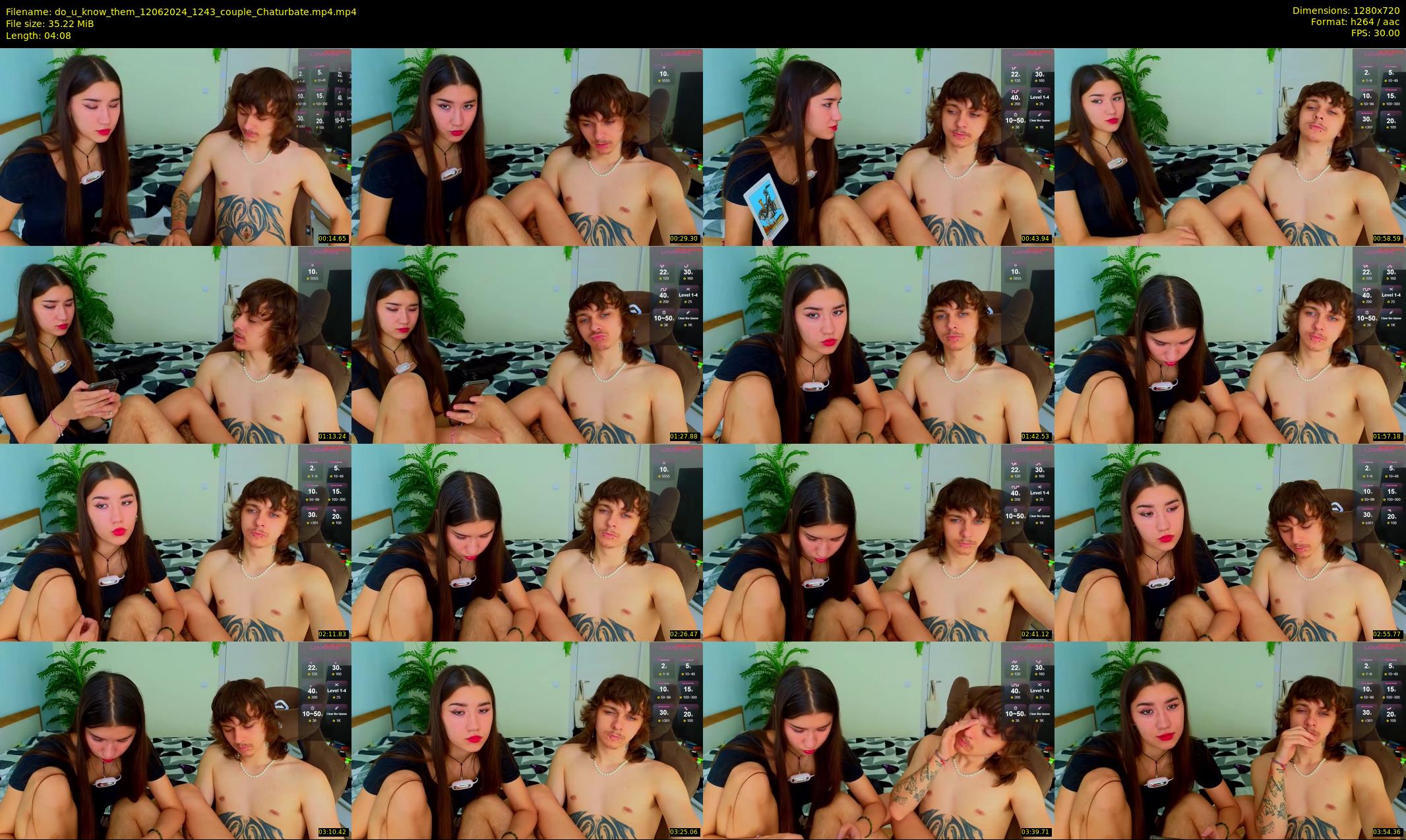 do_u_know_them — 5 minute Chaturbate couple cam show recording, 720p, Jun 12, 2024