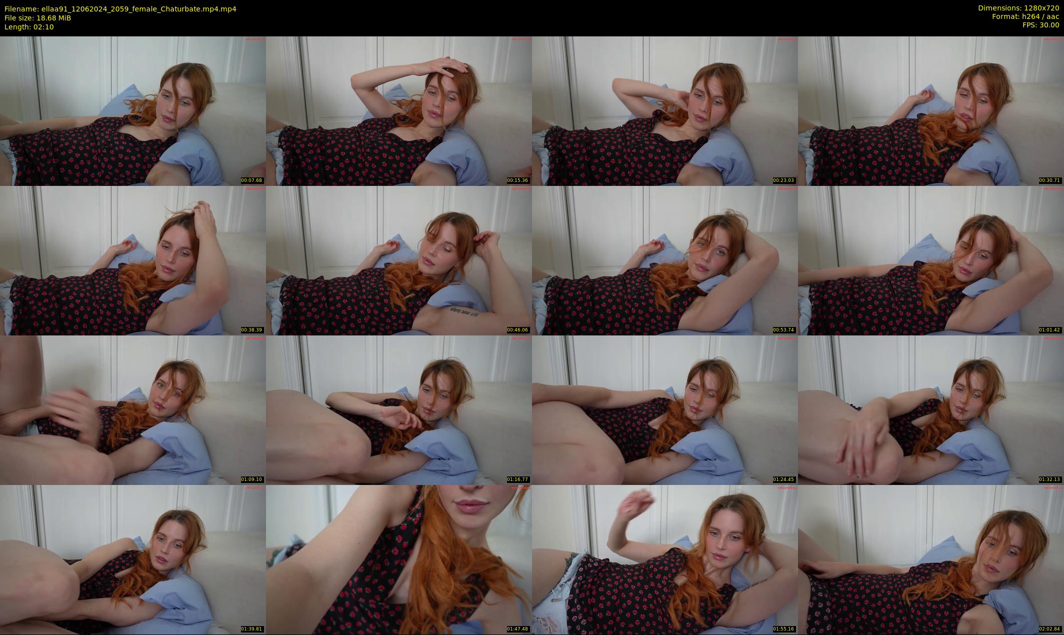 ellaa91 — 3 minute Chaturbate female cam show recording, 720p, Jun 12, 2024