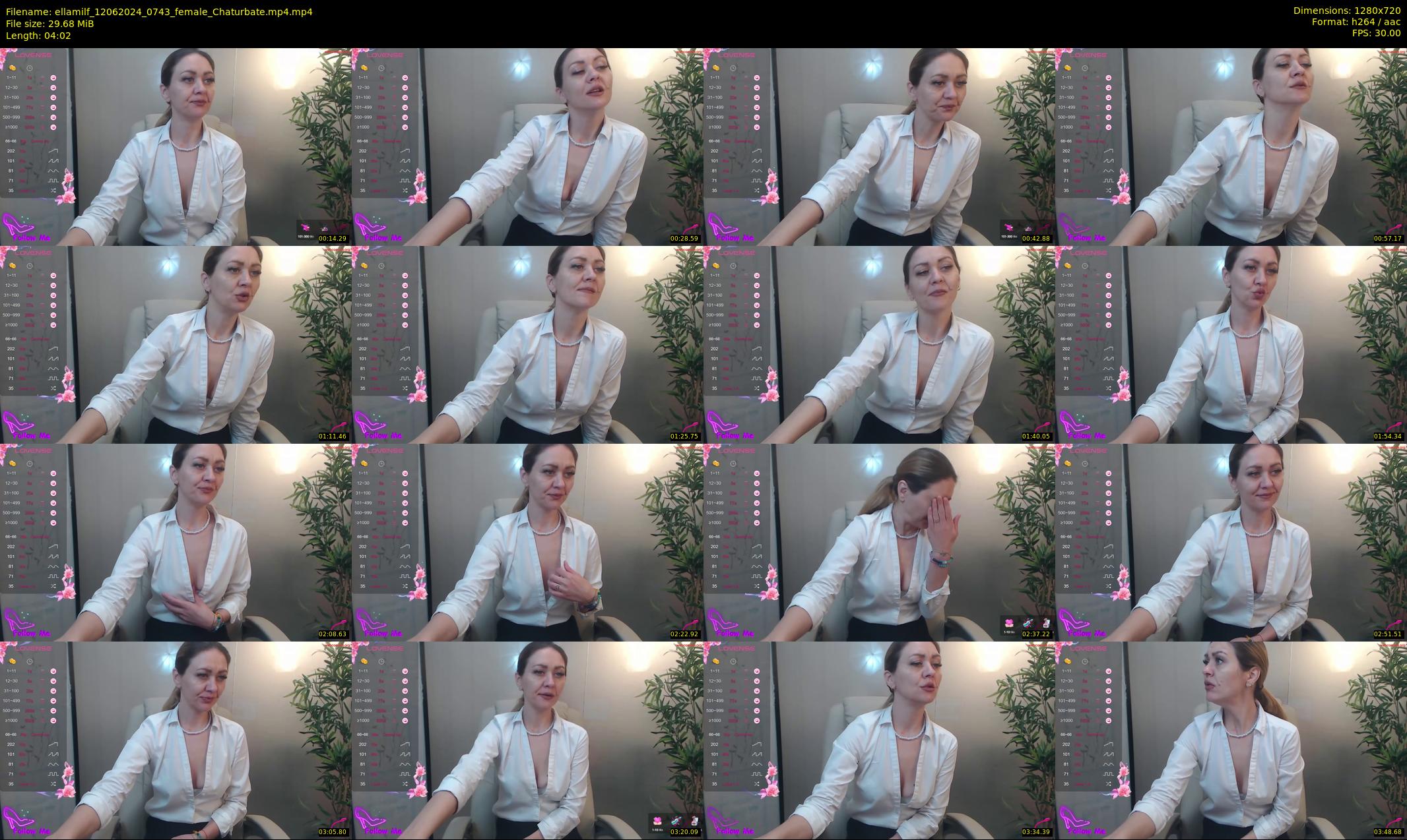 ellamilf — 5 minute Chaturbate female cam show recording, 720p, Jun 12, 2024