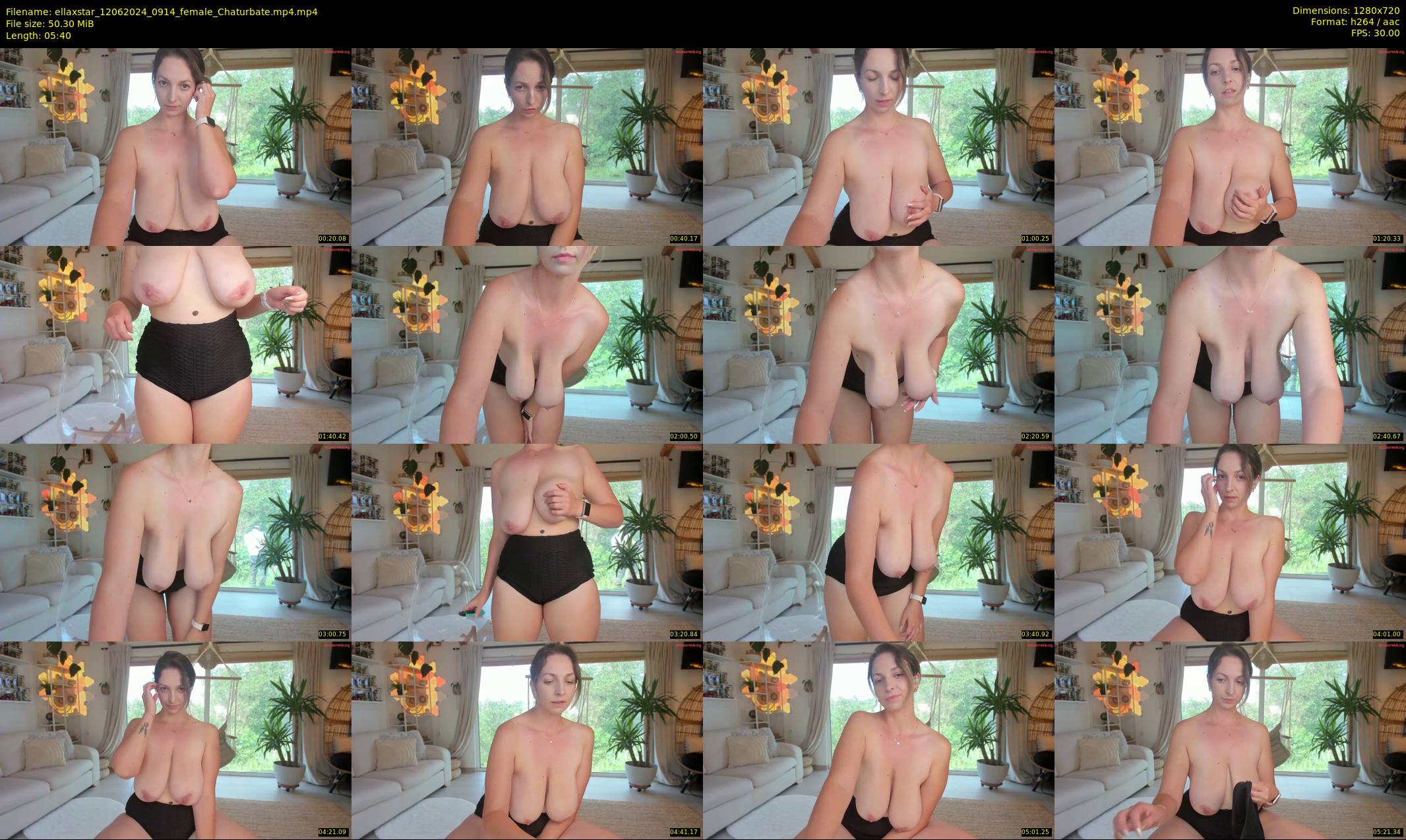 ellaxstar — 6 minute Chaturbate female cam show recording, 720p, Jun 12, 2024