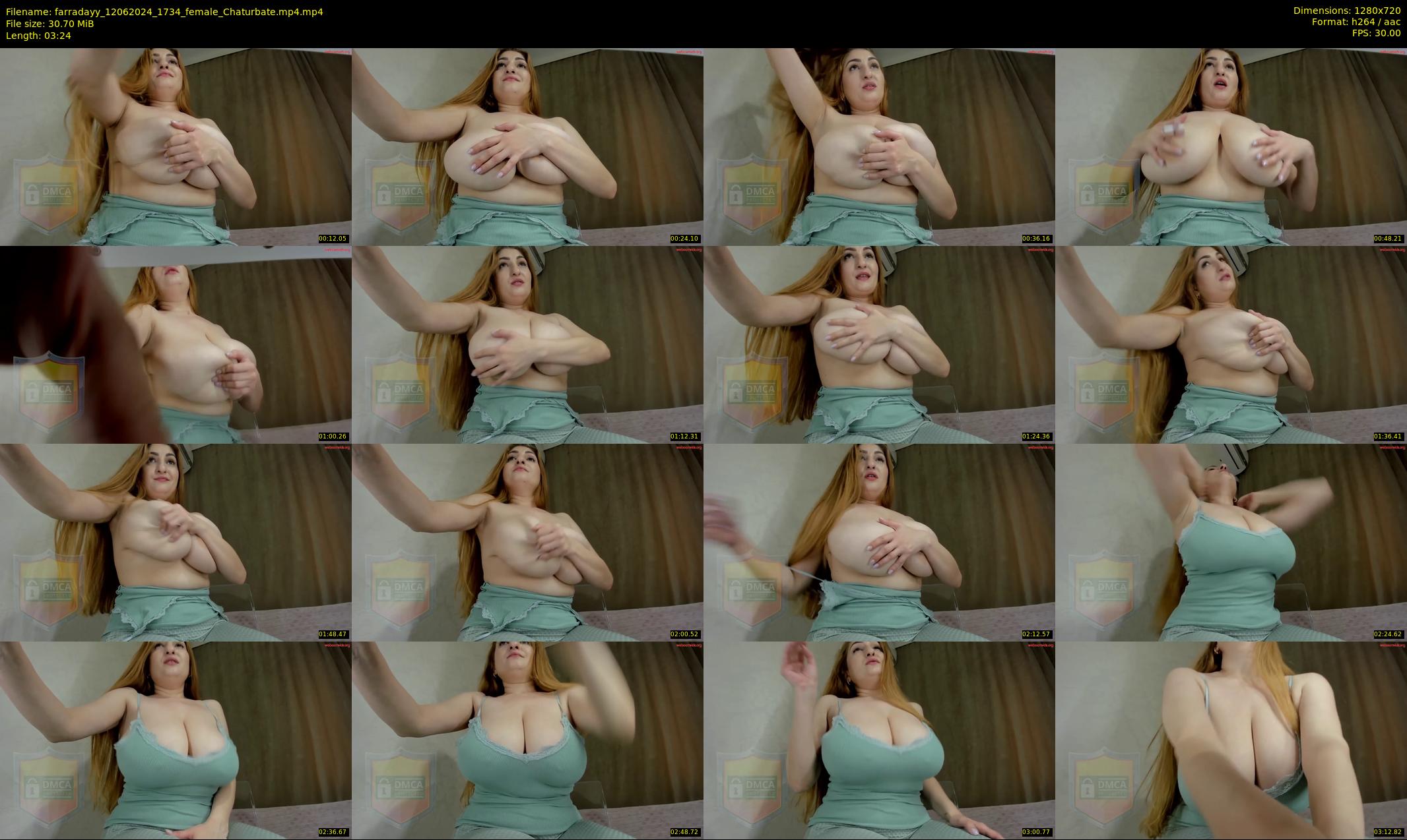 farradayy — 4 minute Chaturbate female cam show recording, 720p, Jun 12, 2024