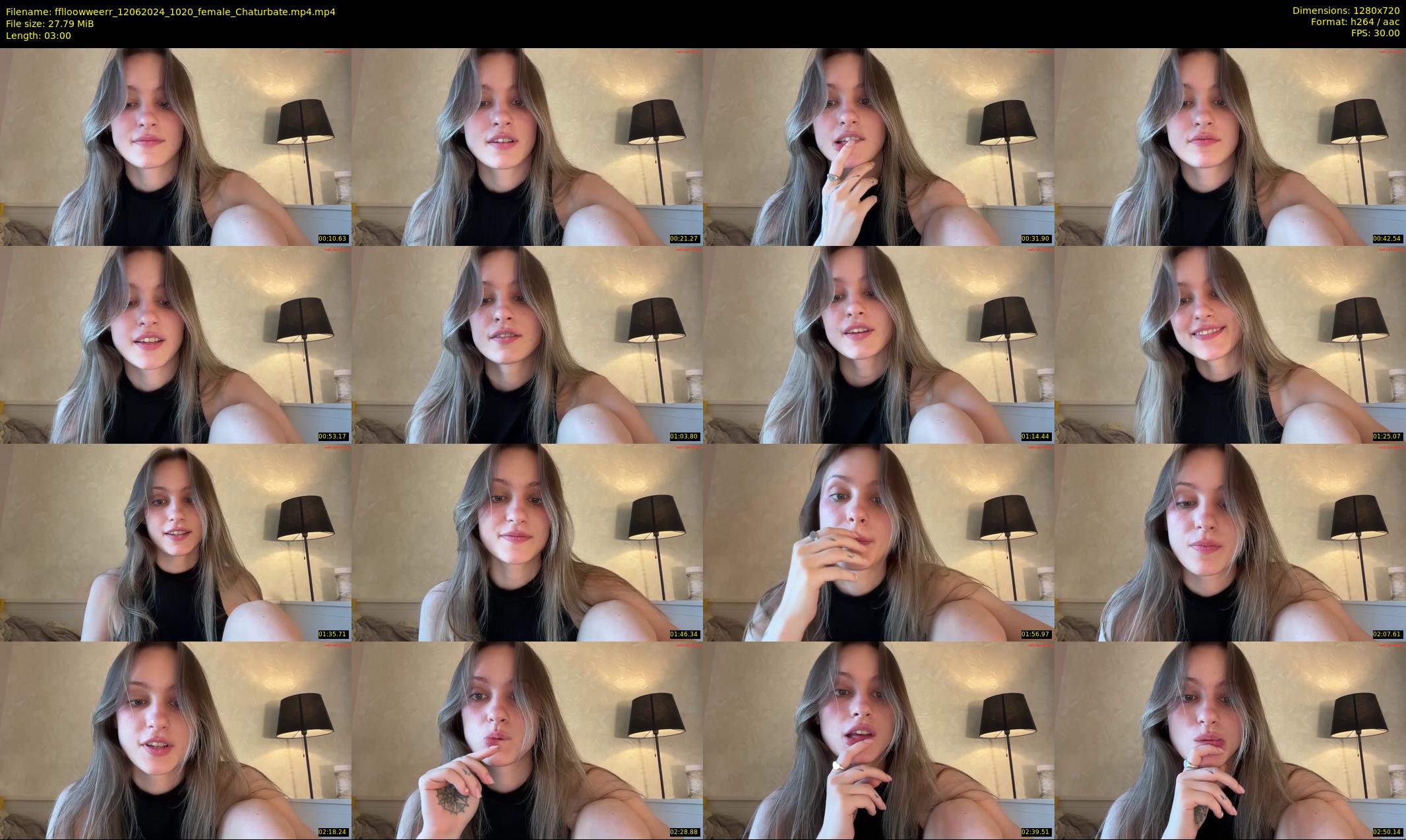 fflloowweerr — 3 minute Chaturbate couple cam show recording, 720p, Jun 12, 2024