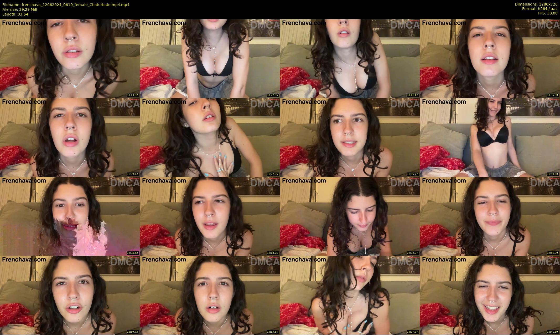 frenchava — 4 minute Chaturbate female cam show recording, 720p, Jun 12, 2024