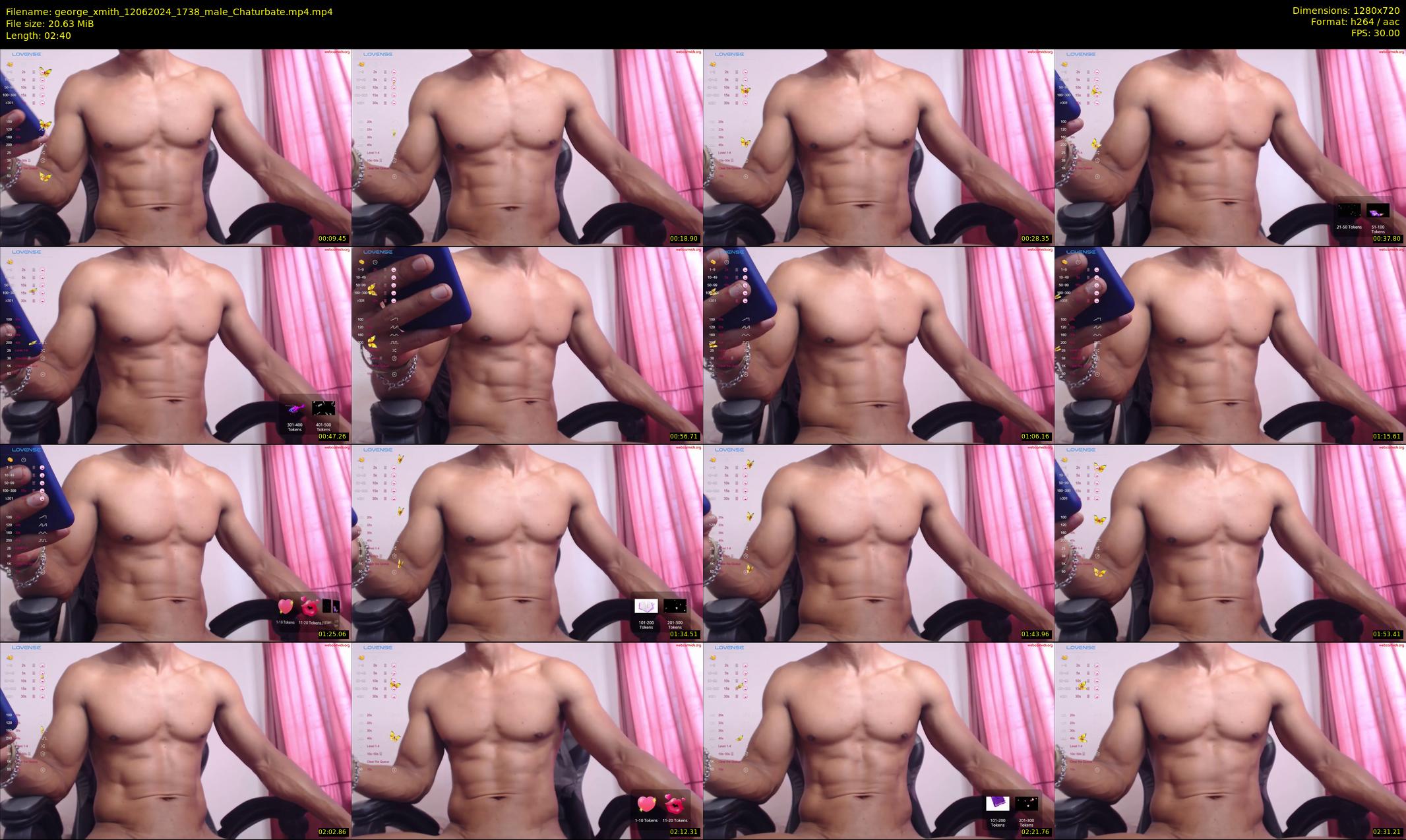 george_xmith — 3 minute Chaturbate male cam show recording, 720p, Jun 12, 2024