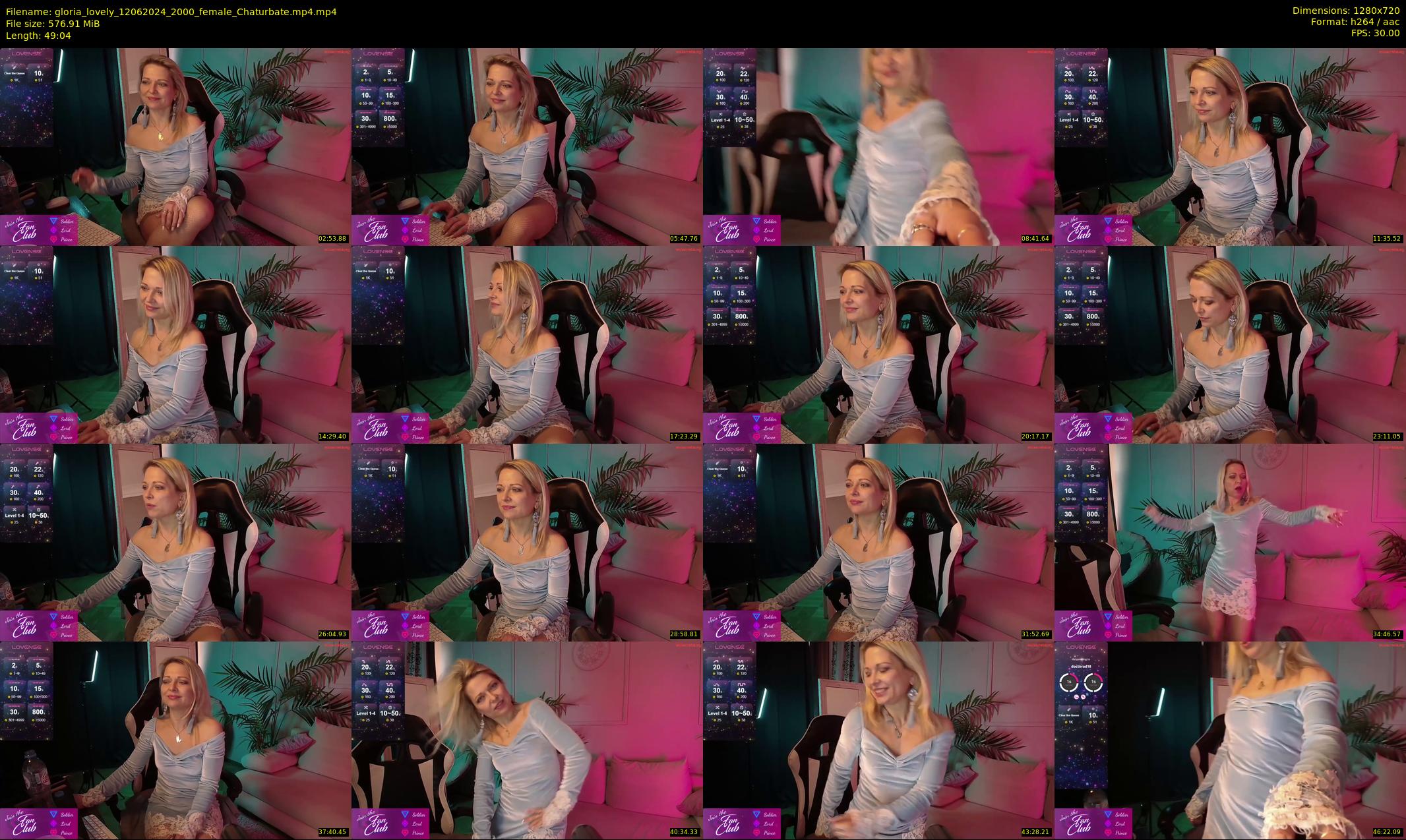 gloria_lovely — 50 minute Chaturbate female cam show recording, 720p, Jun 12, 2024