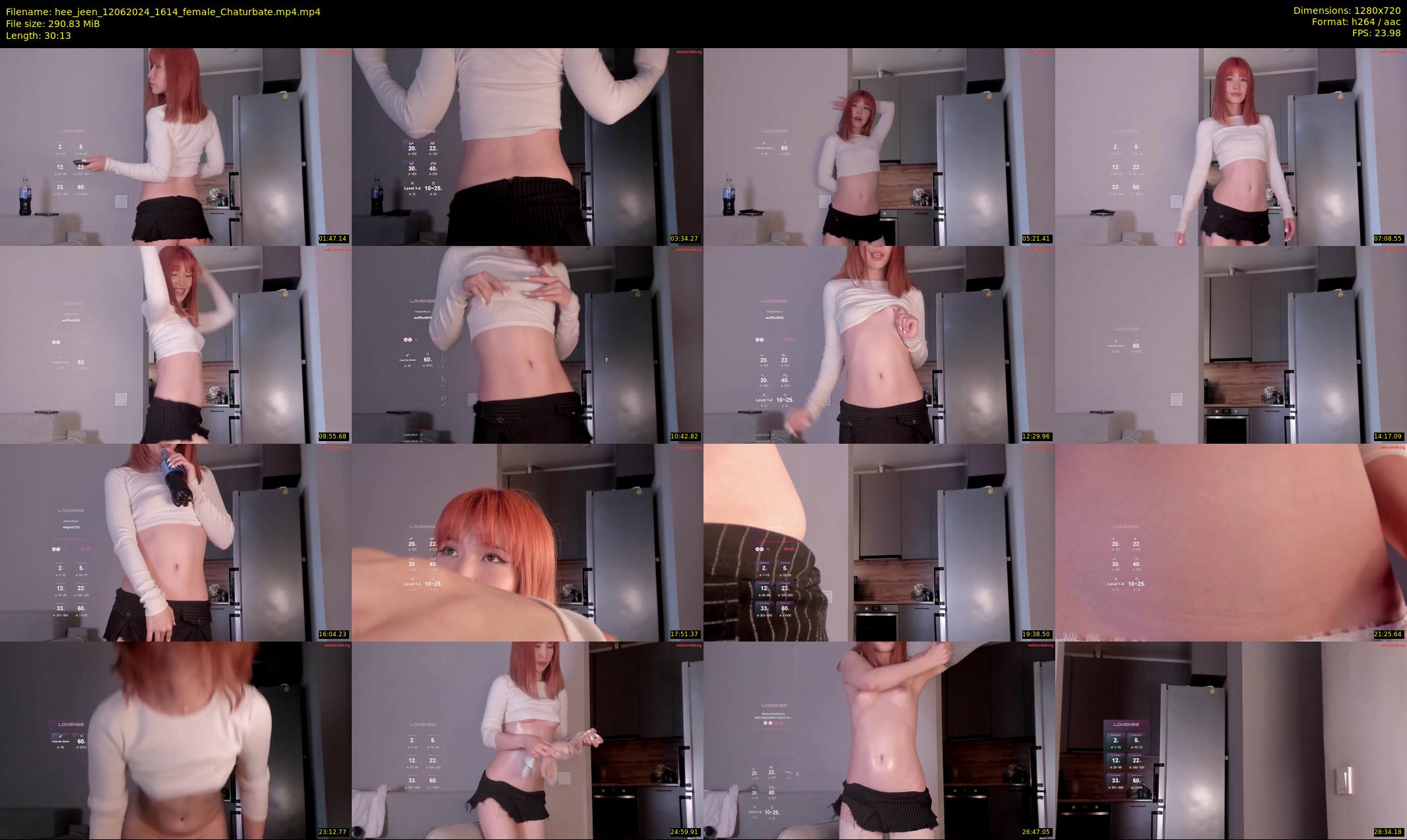 hee_jeen — 31 minute Chaturbate female cam show recording, 720p, Jun 12, 2024