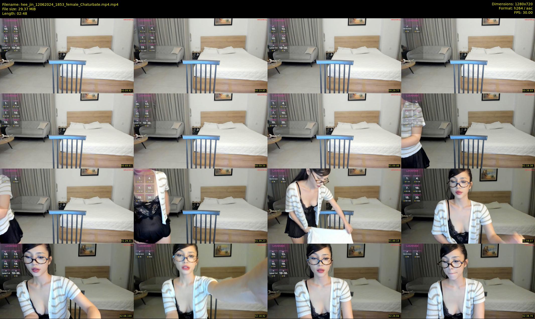 hee_jin — 3 minute Chaturbate female cam show recording, 720p, Jun 12, 2024