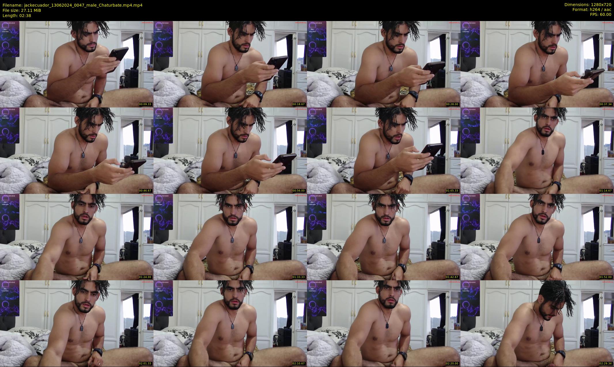 jackecuador — 3 minute Chaturbate male cam show recording, 720p, Jun 13, 2024