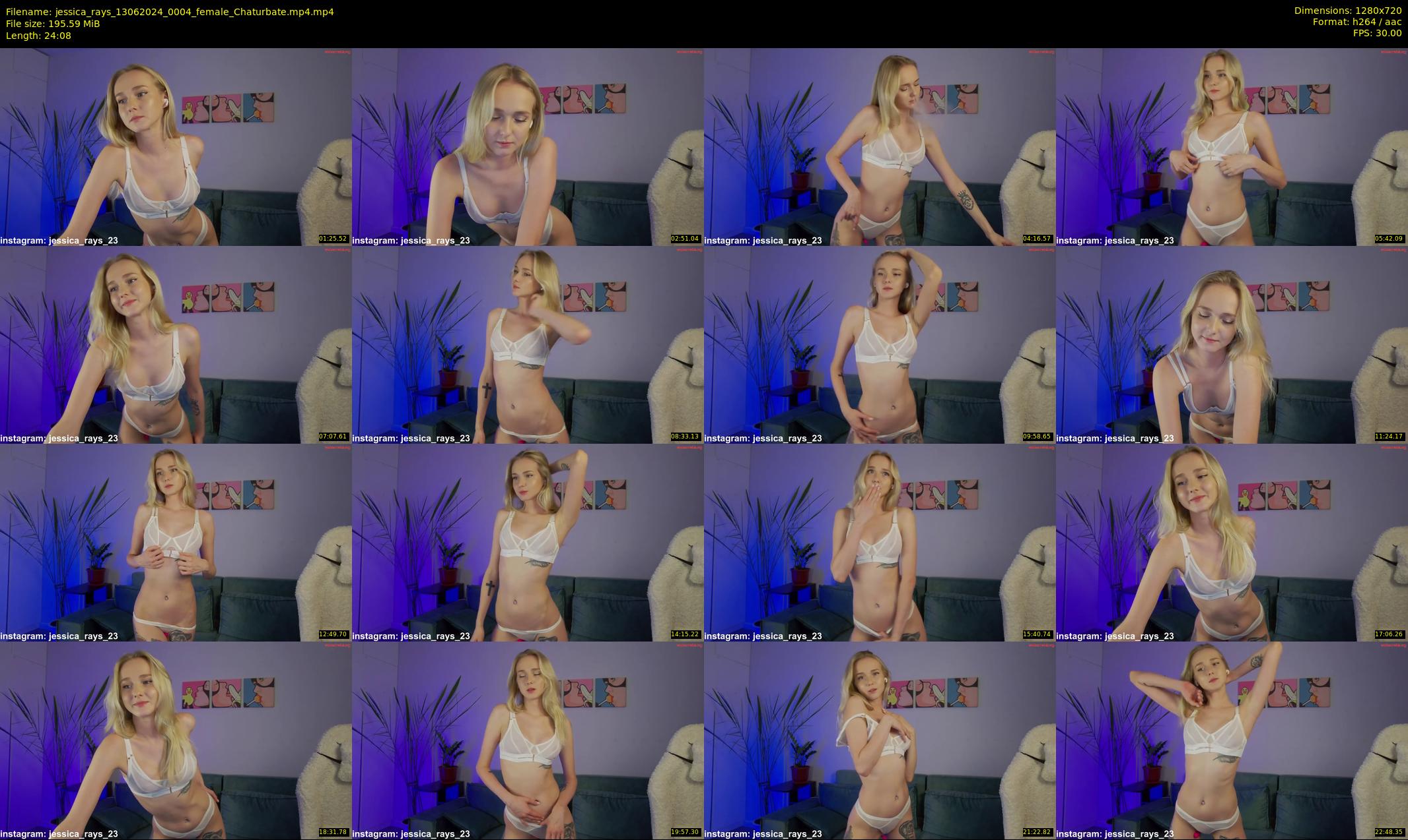 jessica_rays — 25 minute Chaturbate couple cam show recording, 720p, Jun 13, 2024