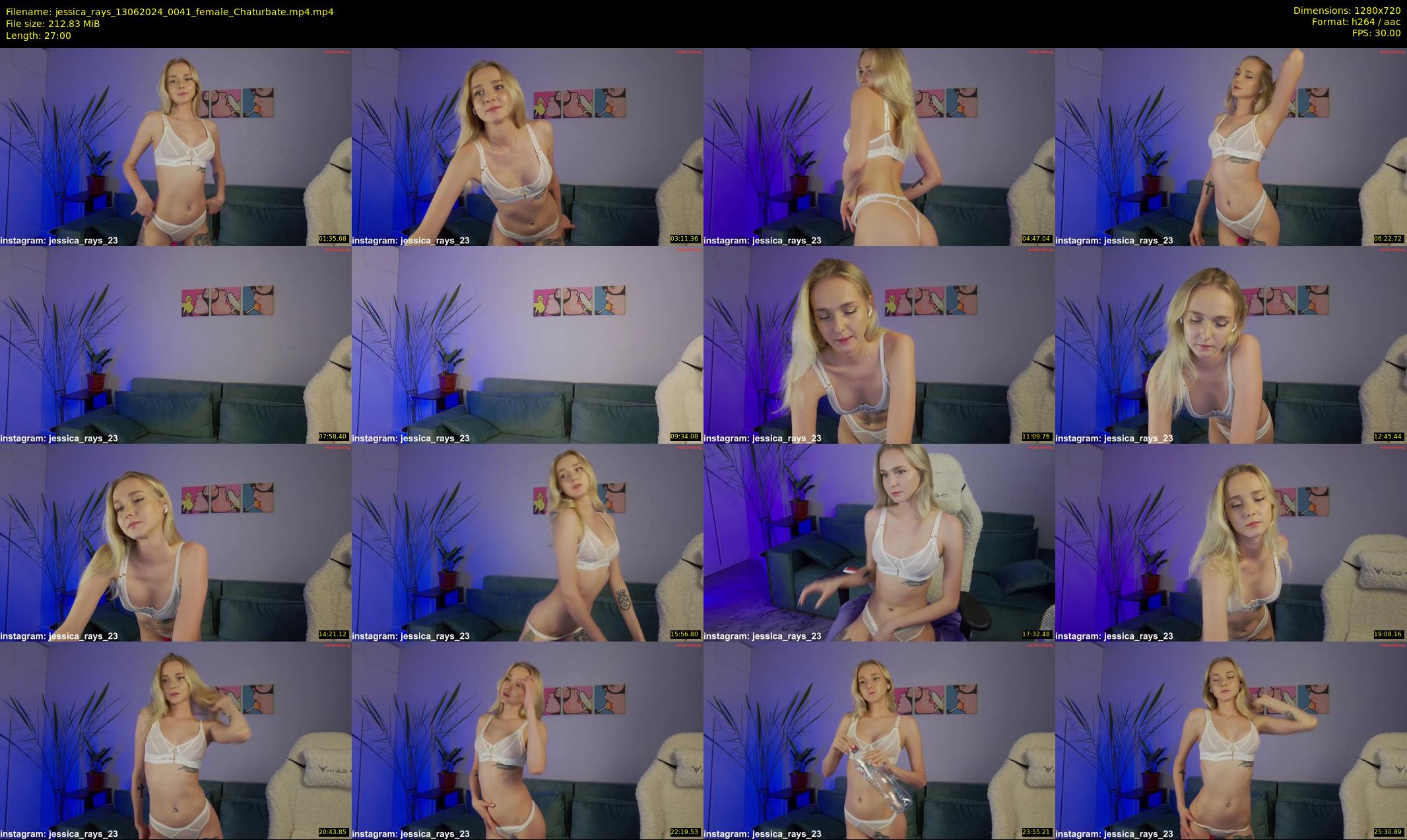 jessica_rays — 27 minute Chaturbate couple cam show recording, 720p, Jun 13, 2024