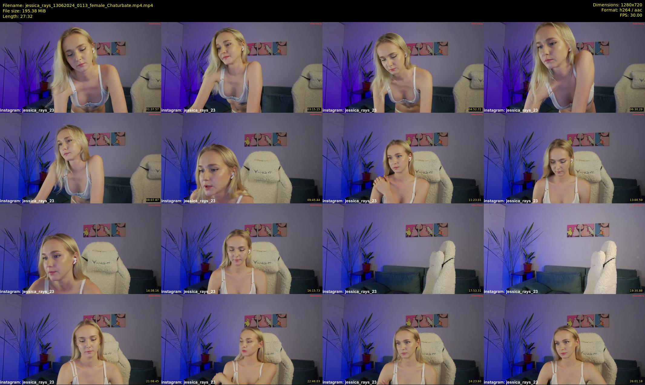 jessica_rays — 28 minute Chaturbate couple cam show recording, 720p, Jun 13, 2024