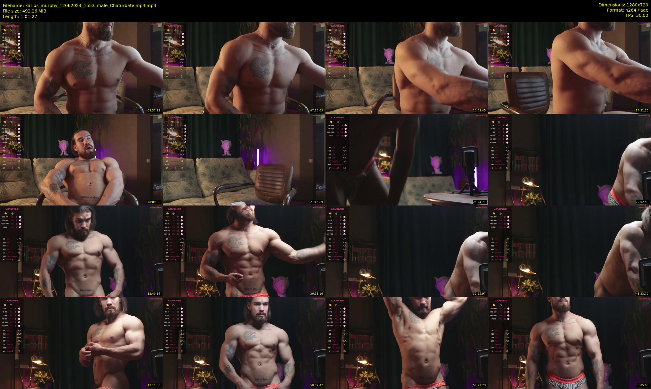 karlos_murphy — 62 minute Chaturbate male cam show recording, 720p, Jun 12, 2024