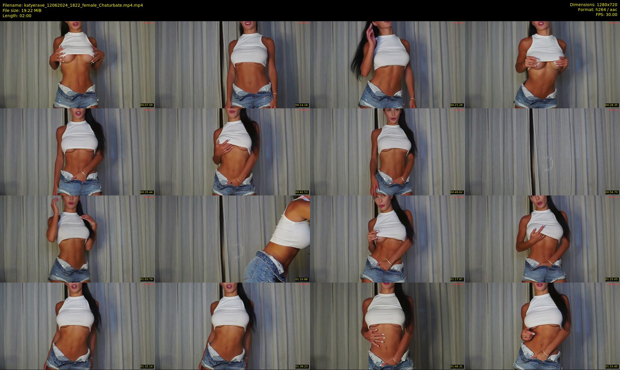 katyerave — 2 minute Chaturbate female cam show recording, 720p, Jun 12, 2024