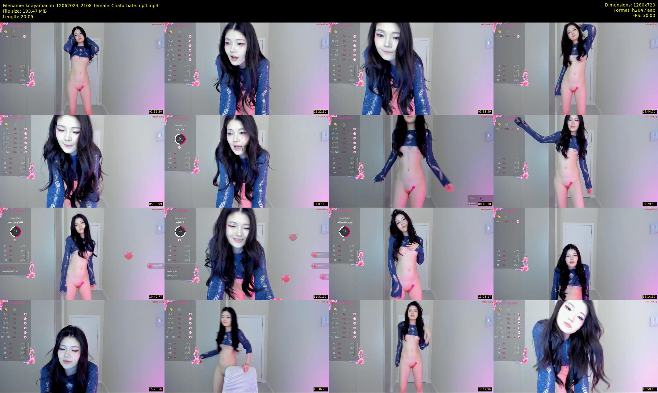 kitayamachu — 21 minute Chaturbate female cam show recording, 720p, Jun 12, 2024