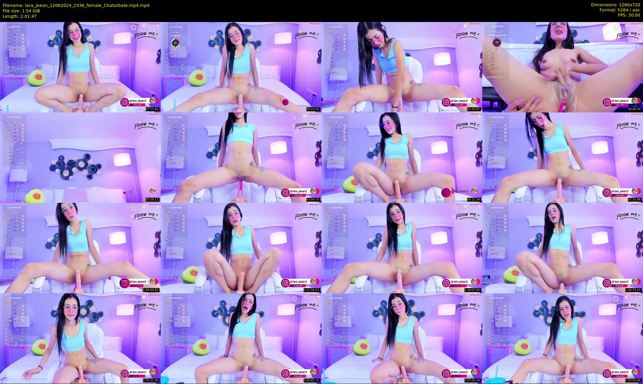 lara_jeean — 122 minute Chaturbate female cam show recording, 720p, Jun 12, 2024