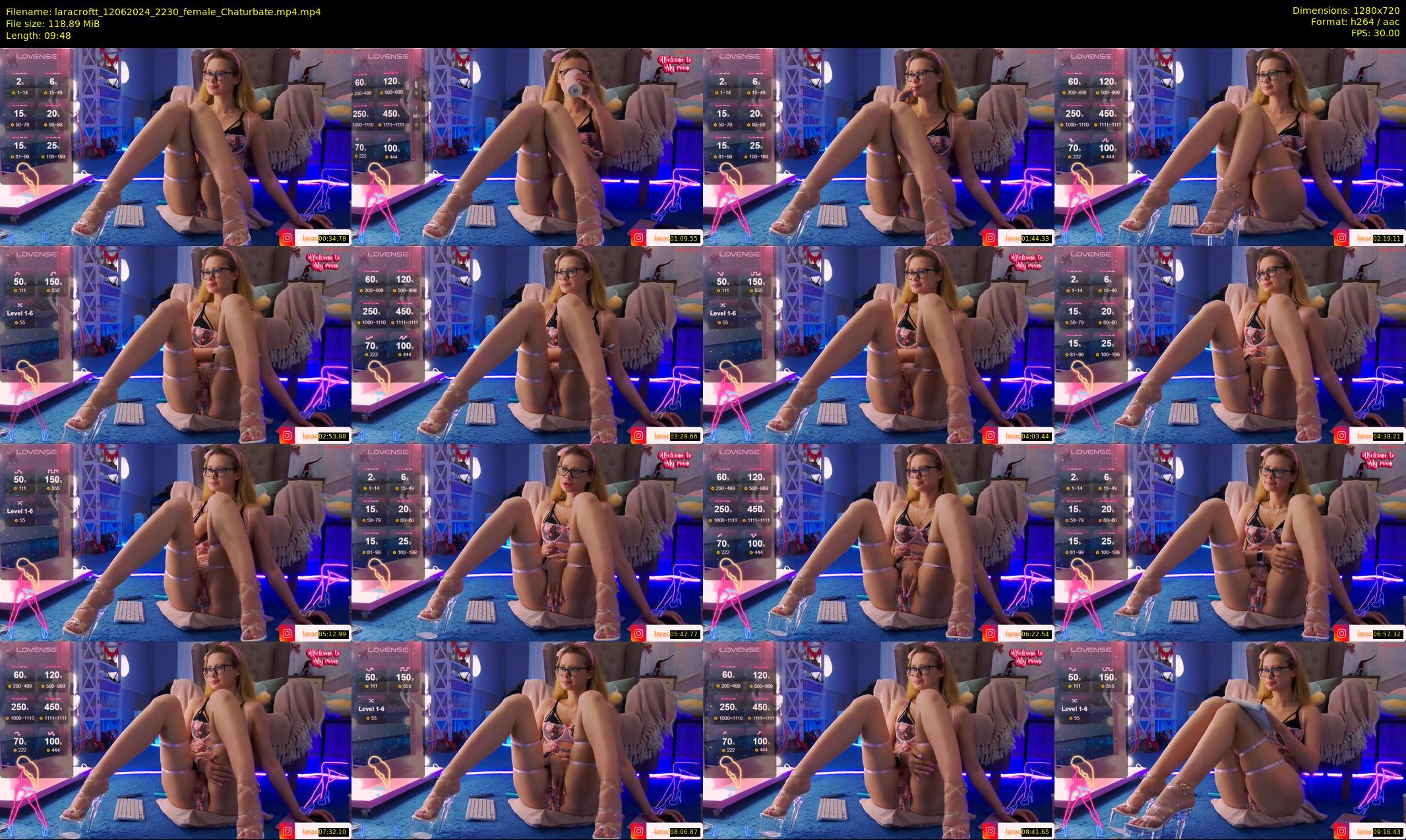 laracroftt — 10 minute Chaturbate female cam show recording, 720p, Jun 12, 2024