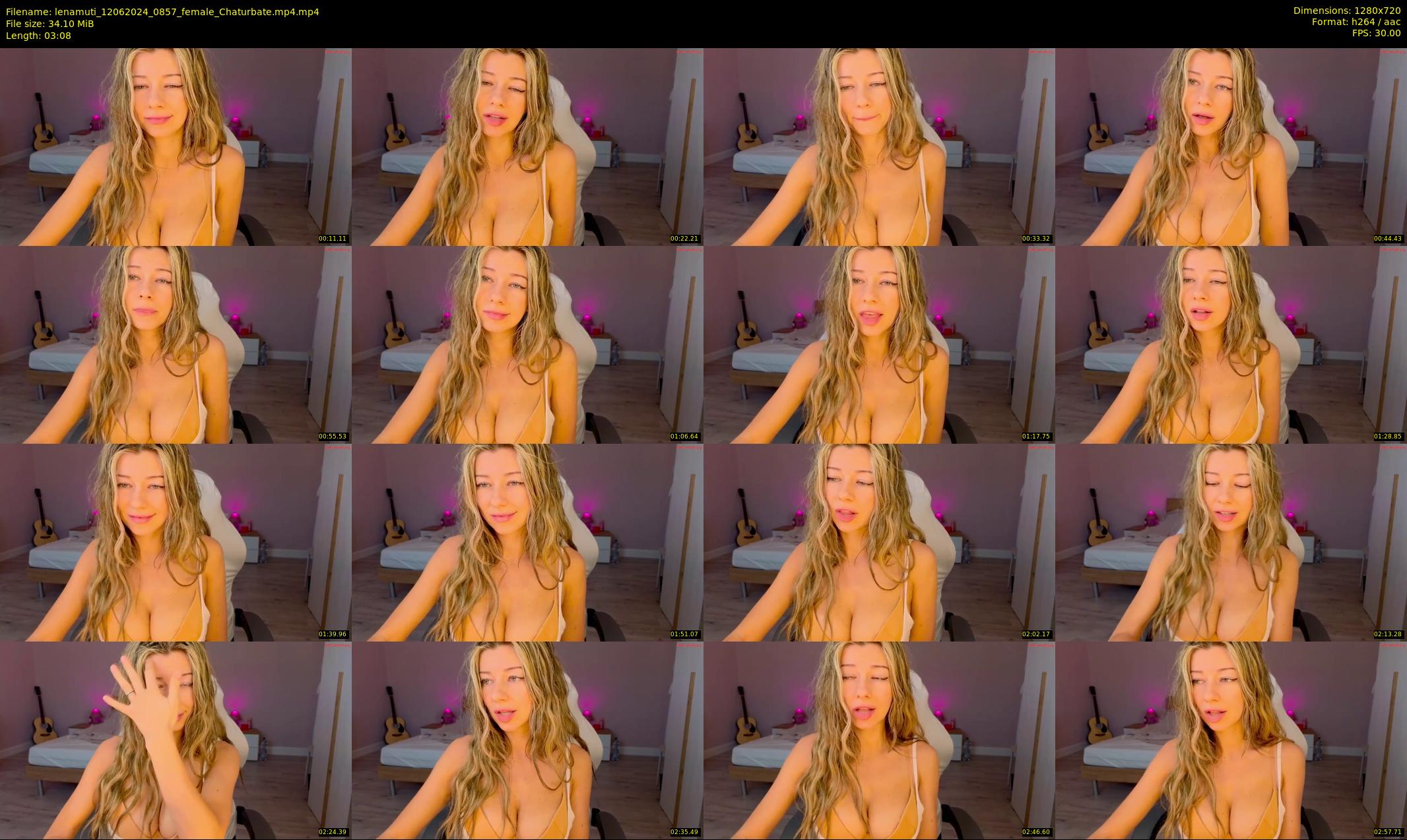 lenamuti — 4 minute Chaturbate female cam show recording, 720p, Jun 12, 2024