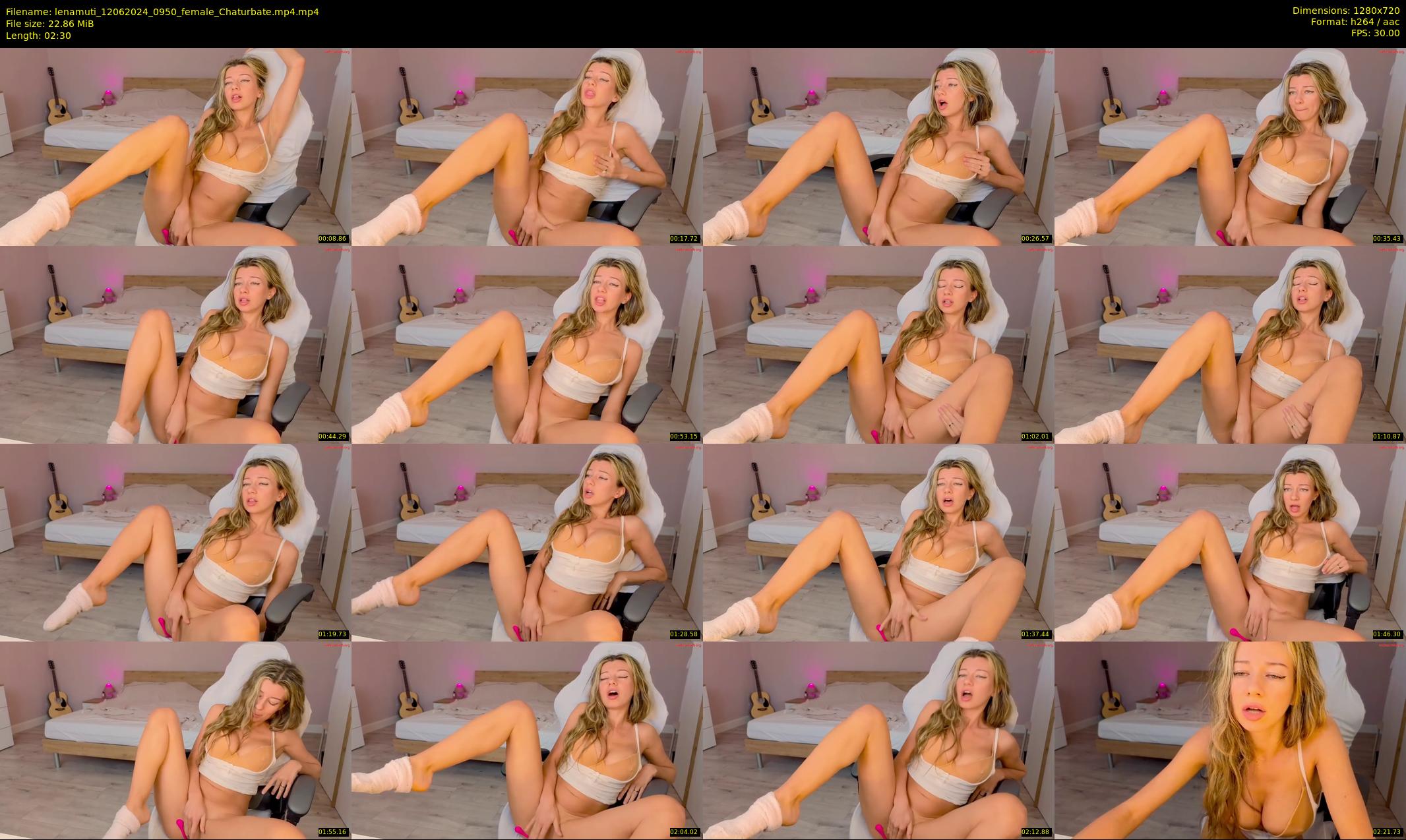lenamuti — 3 minute Chaturbate female cam show recording, 720p, Jun 12, 2024