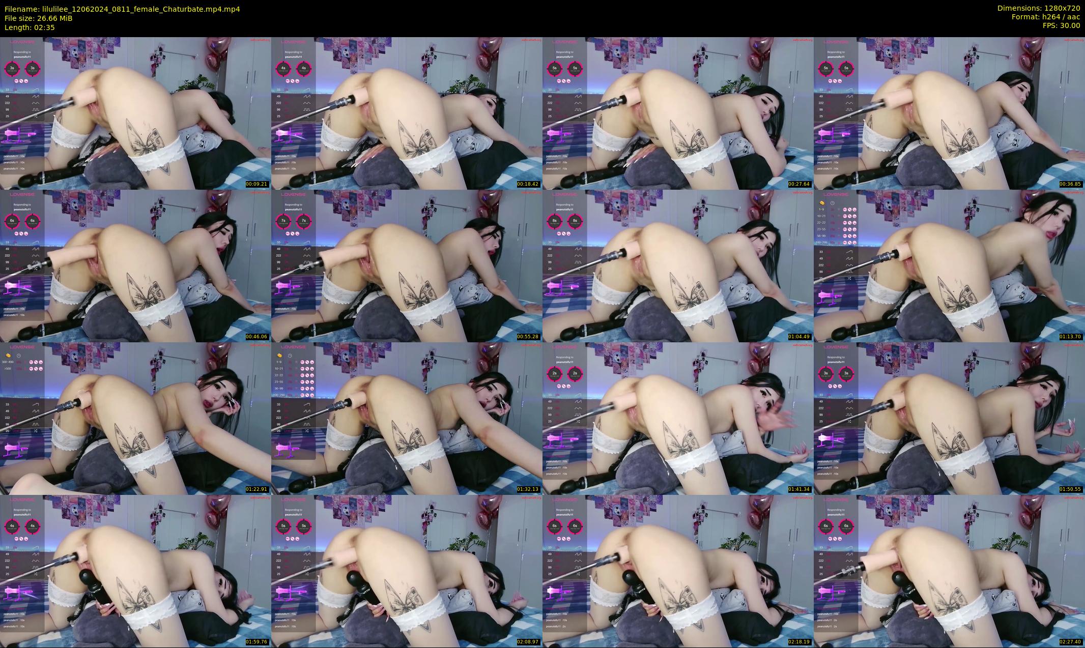 lilulilee — 3 minute Chaturbate female cam show recording, 720p, Jun 12, 2024