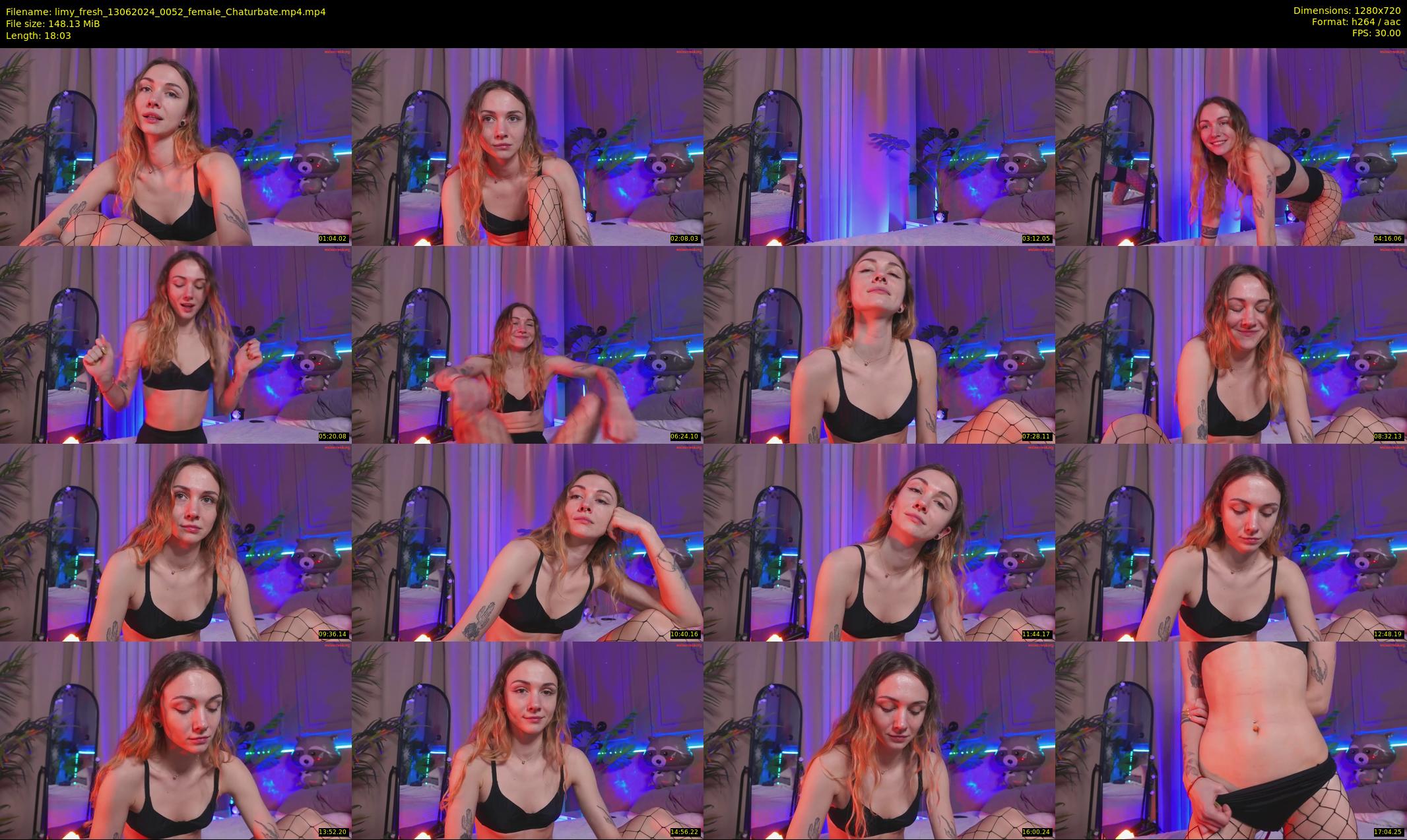 limy_fresh — 19 minute Chaturbate female cam show recording, 720p, Jun 13, 2024