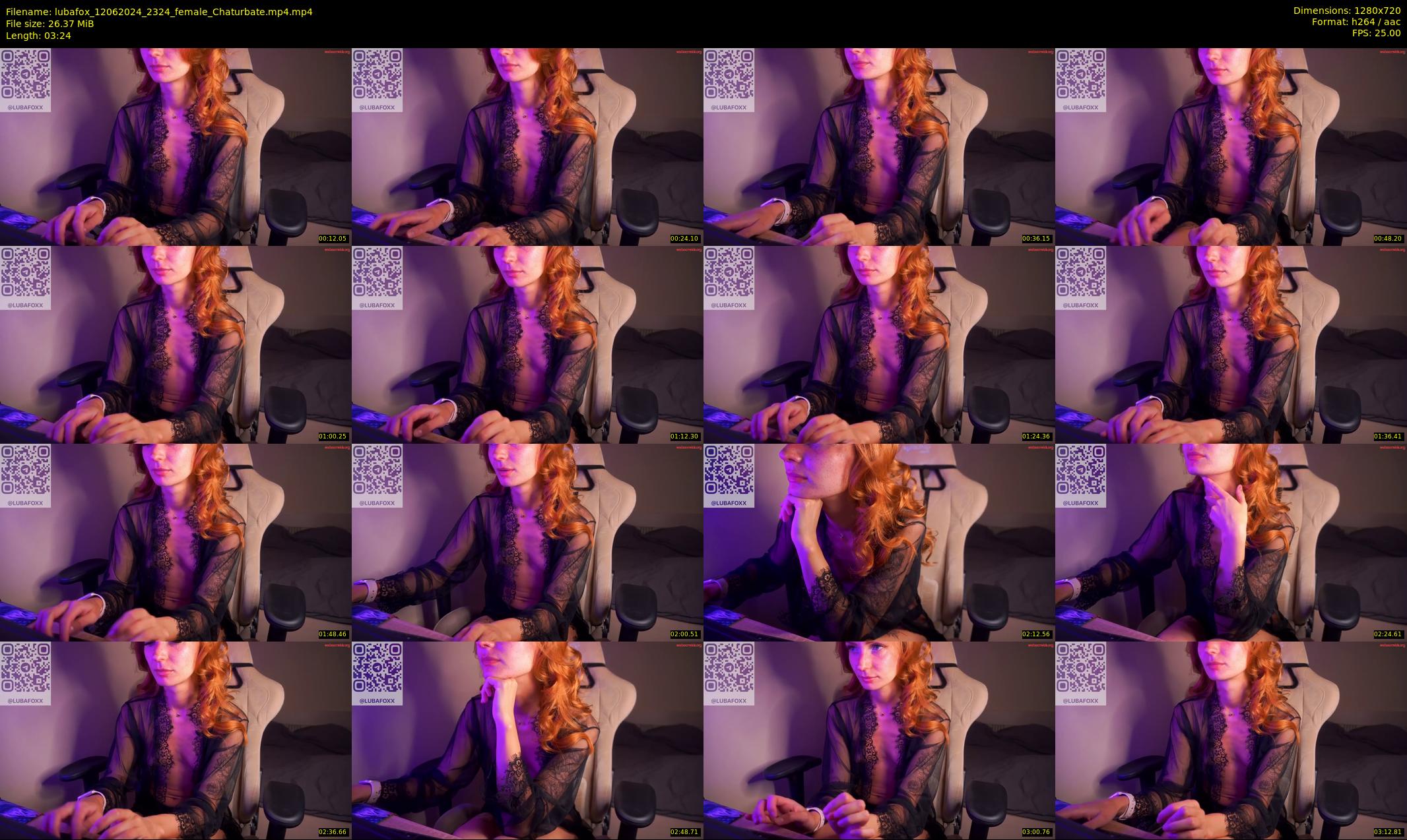 lubafox — 4 minute Chaturbate female cam show recording, 720p, Jun 12, 2024