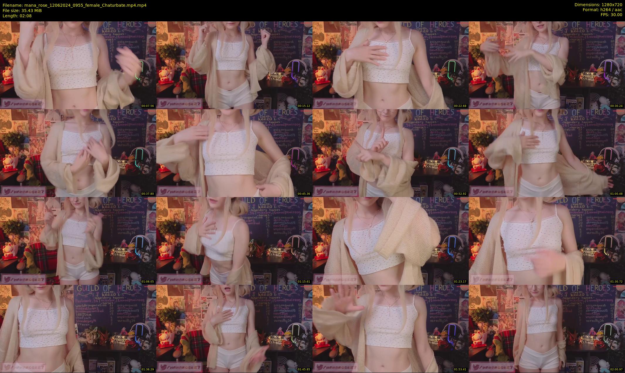 mana_rose — 3 minute Chaturbate female cam show recording, 720p, Jun 12, 2024