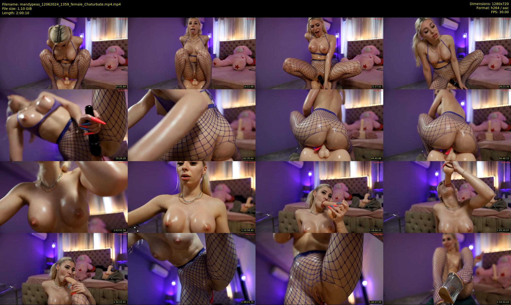 mandypeas — 121 minute Chaturbate female cam show recording, 720p, Jun 12, 2024