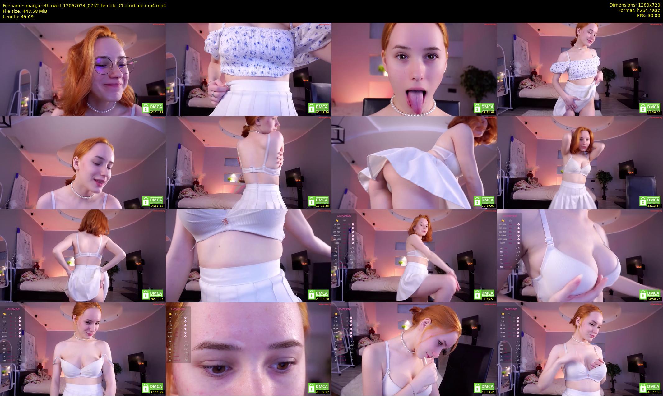 margarethowell — 50 minute Chaturbate female cam show recording, 720p, Jun 12, 2024