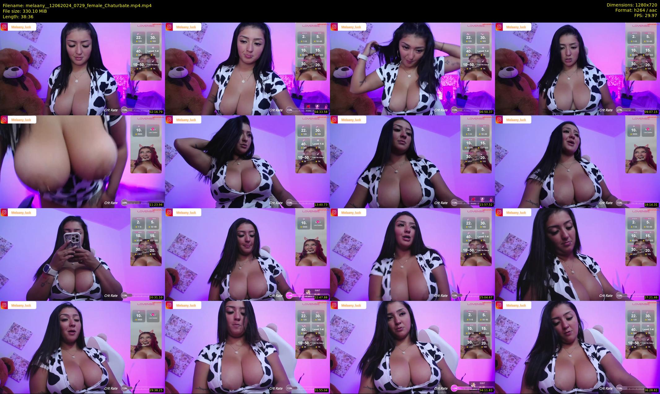 melaany_ — 39 minute Chaturbate female cam show recording, 720p, Jun 12, 2024