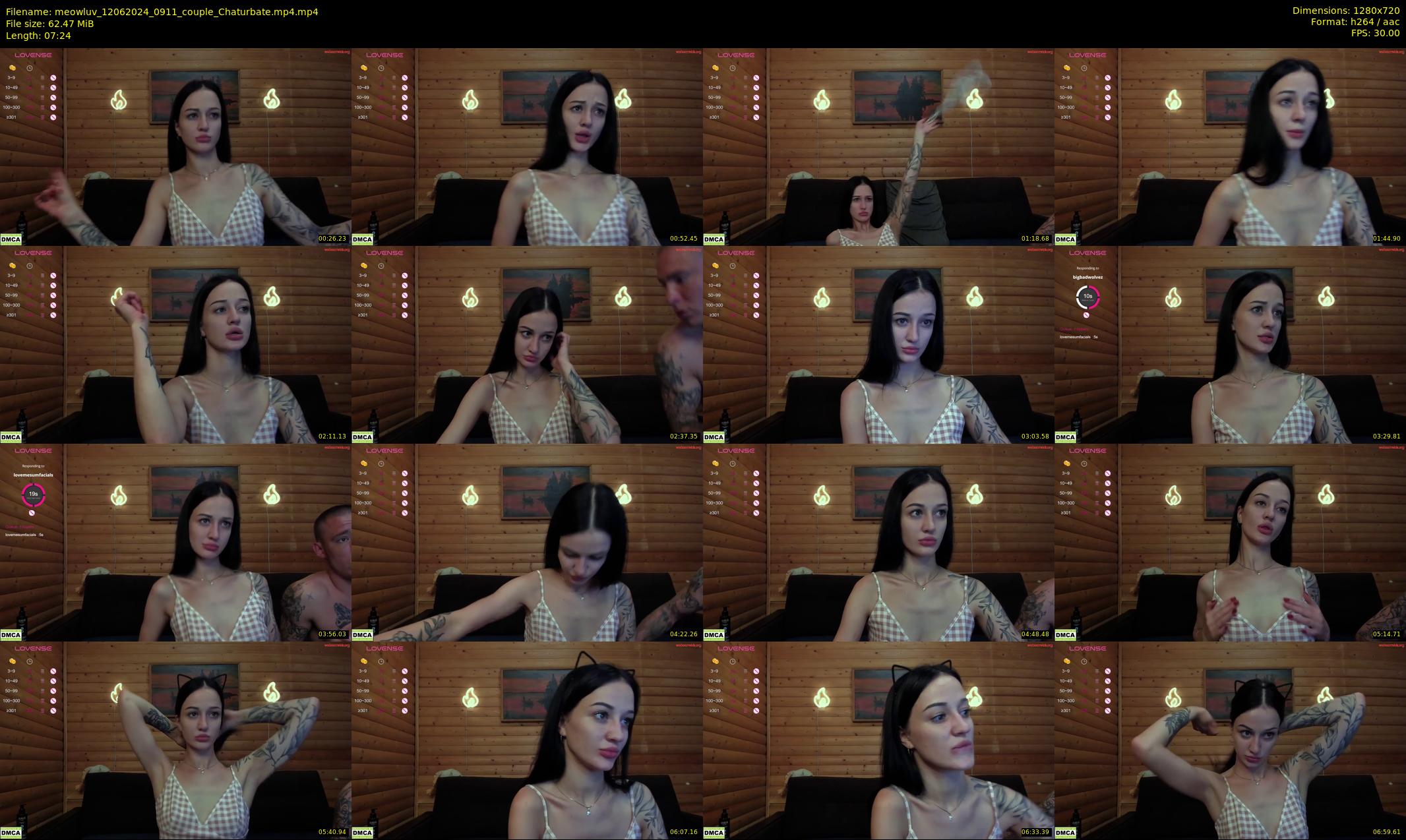 meowluv — 8 minute Chaturbate couple cam show recording, 720p, Jun 12, 2024