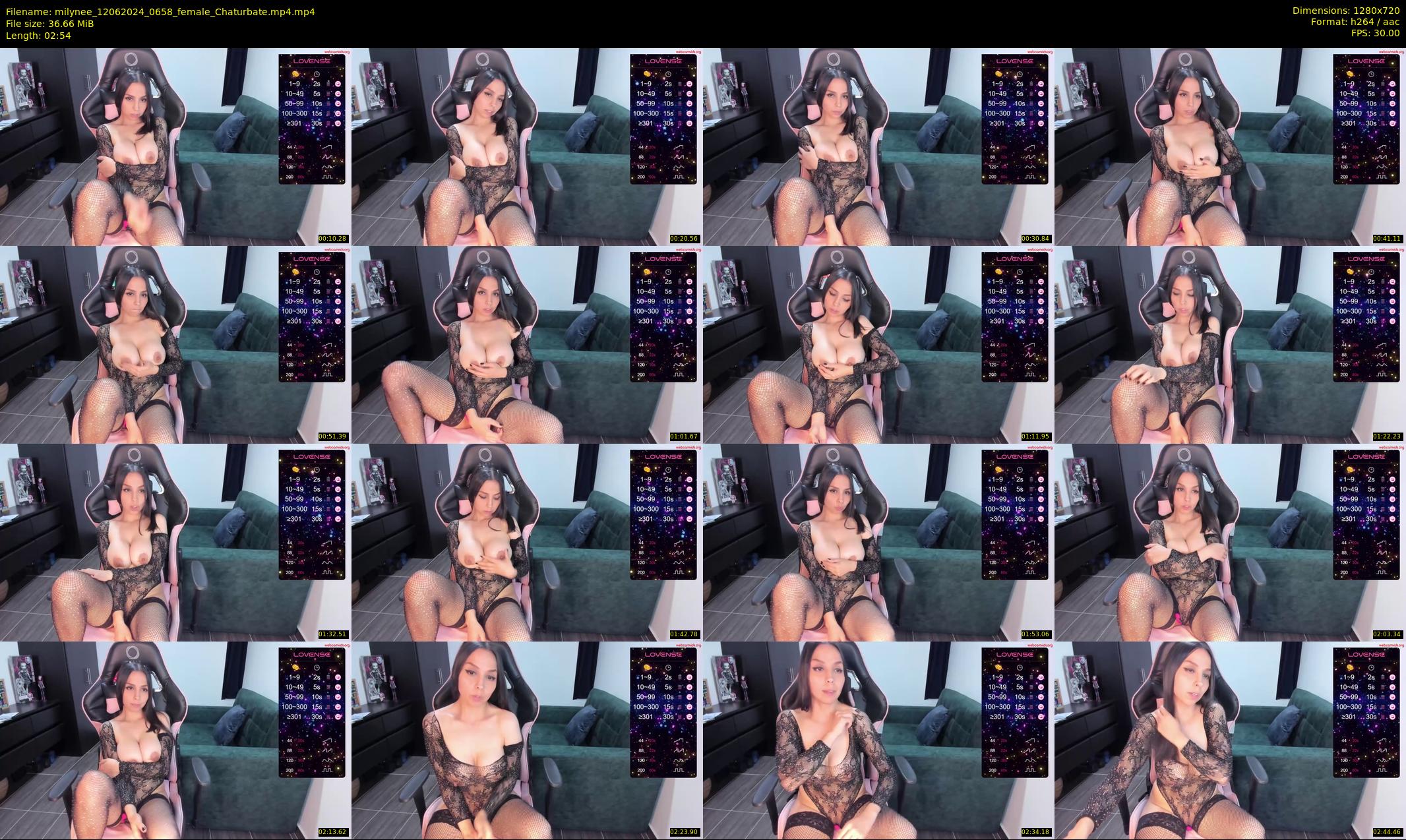 milynee — 3 minute Chaturbate female cam show recording, 720p, Jun 12, 2024