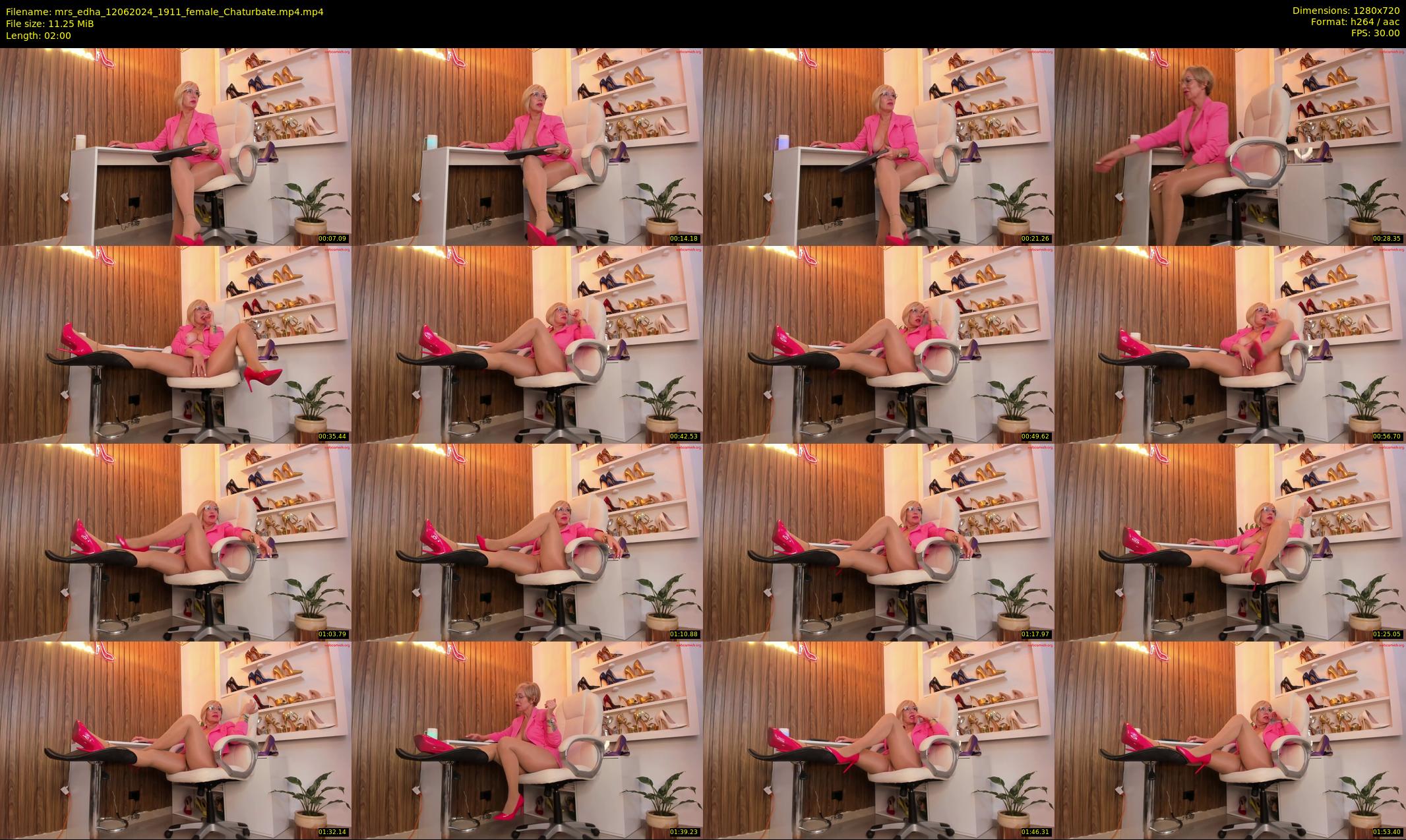 mrs_edha — 2 minute Chaturbate female cam show recording, 720p, Jun 12, 2024
