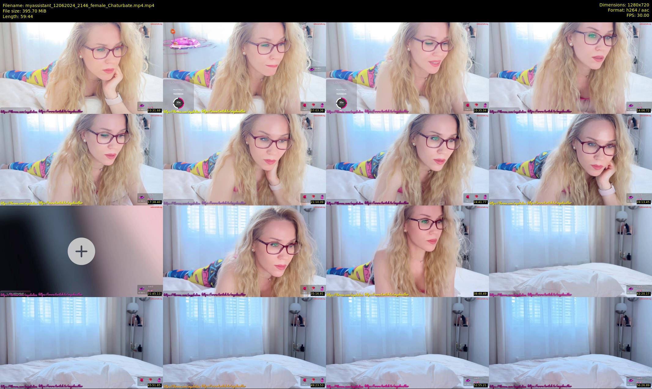 myassistant — 60 minute Chaturbate female cam show recording, 720p, Jun 12, 2024