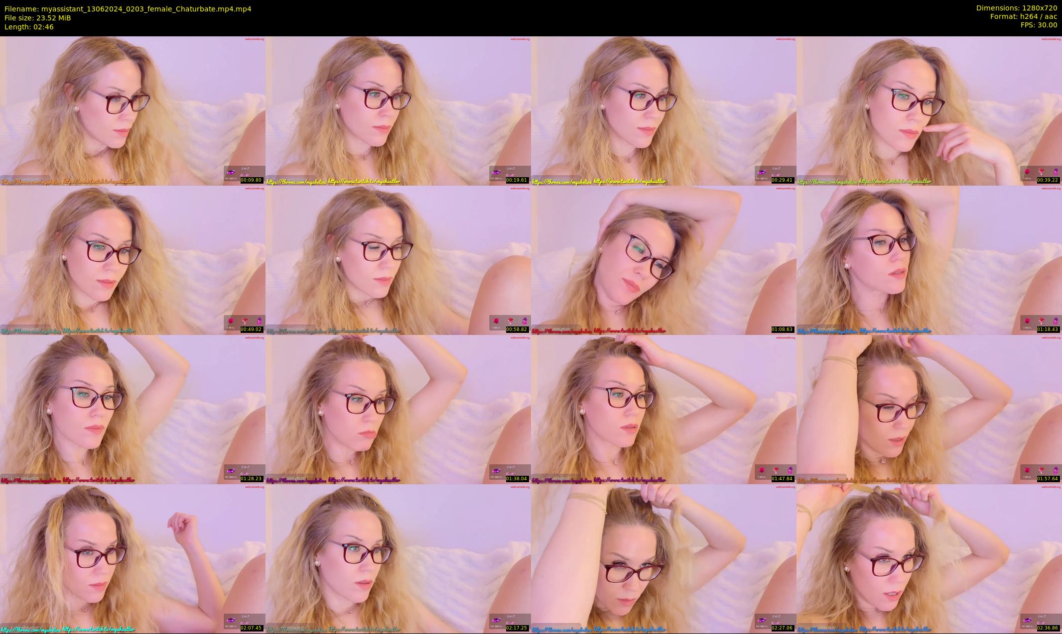 myassistant — 3 minute Chaturbate female cam show recording, 720p, Jun 13, 2024
