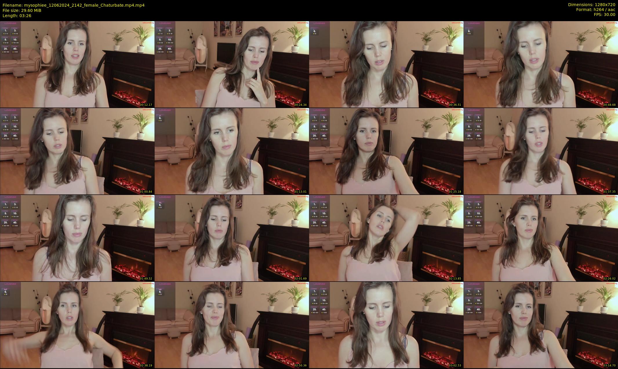 mysophiee — 4 minute Chaturbate female cam show recording, 720p, Jun 12, 2024