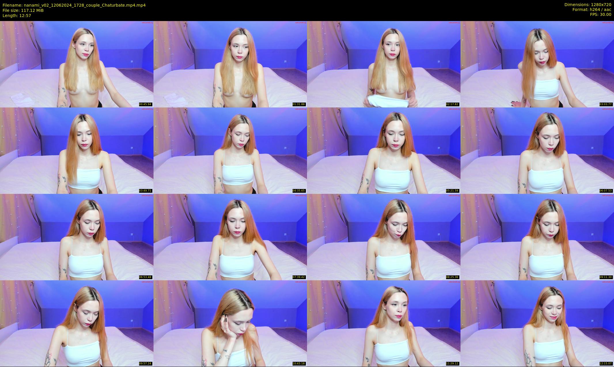 nanami_v02 — 13 minute Chaturbate couple cam show recording, 720p, Jun 12, 2024