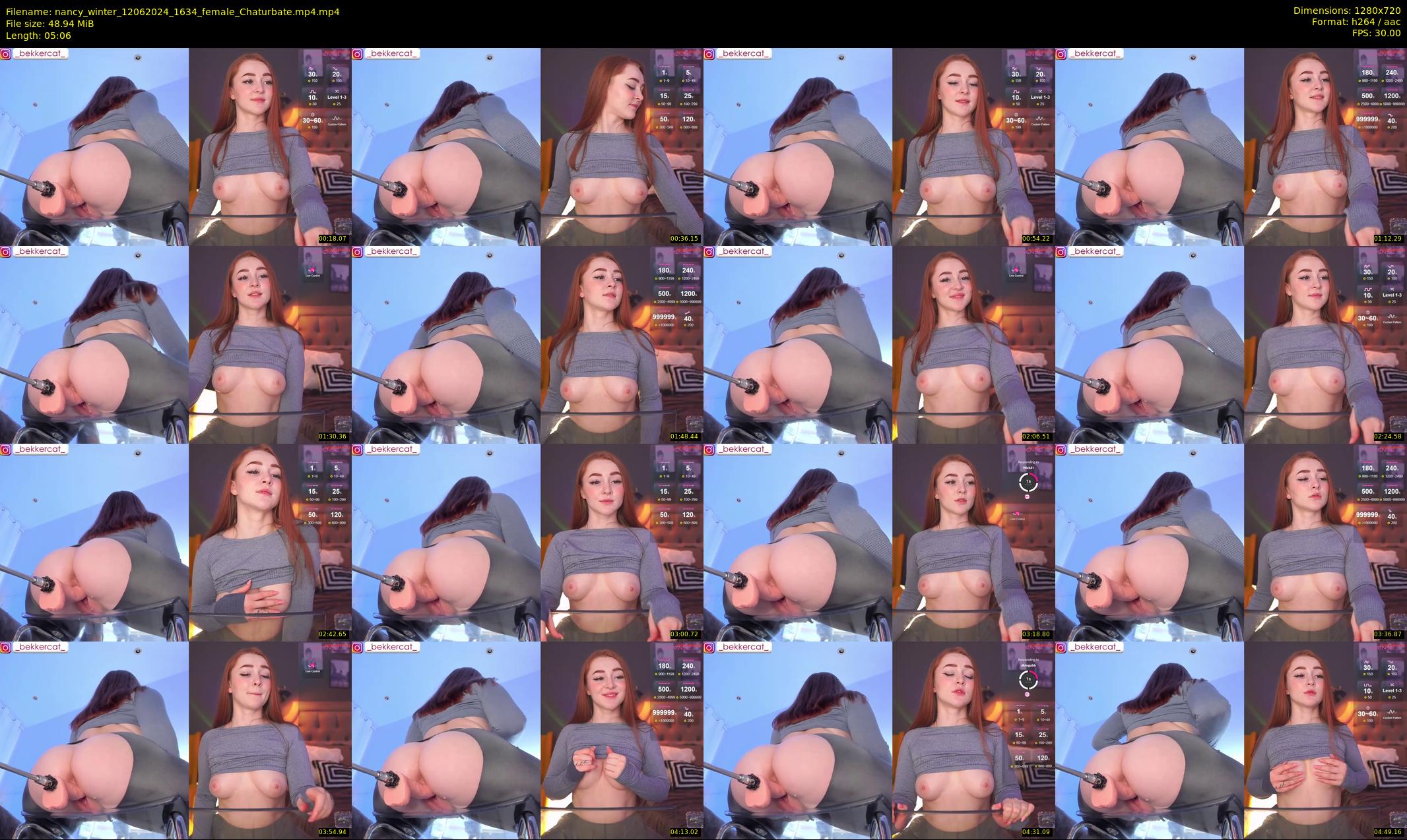 nancy_winter — 6 minute Chaturbate female cam show recording, 720p, Jun 12, 2024