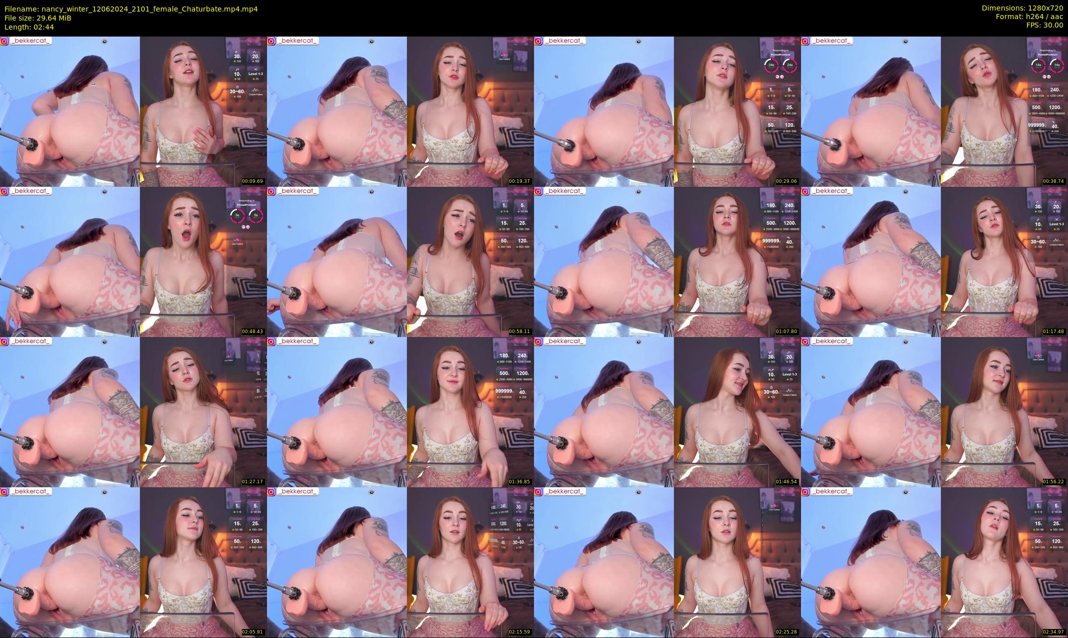 nancy_winter — 3 minute Chaturbate female cam show recording, 720p, Jun 12, 2024