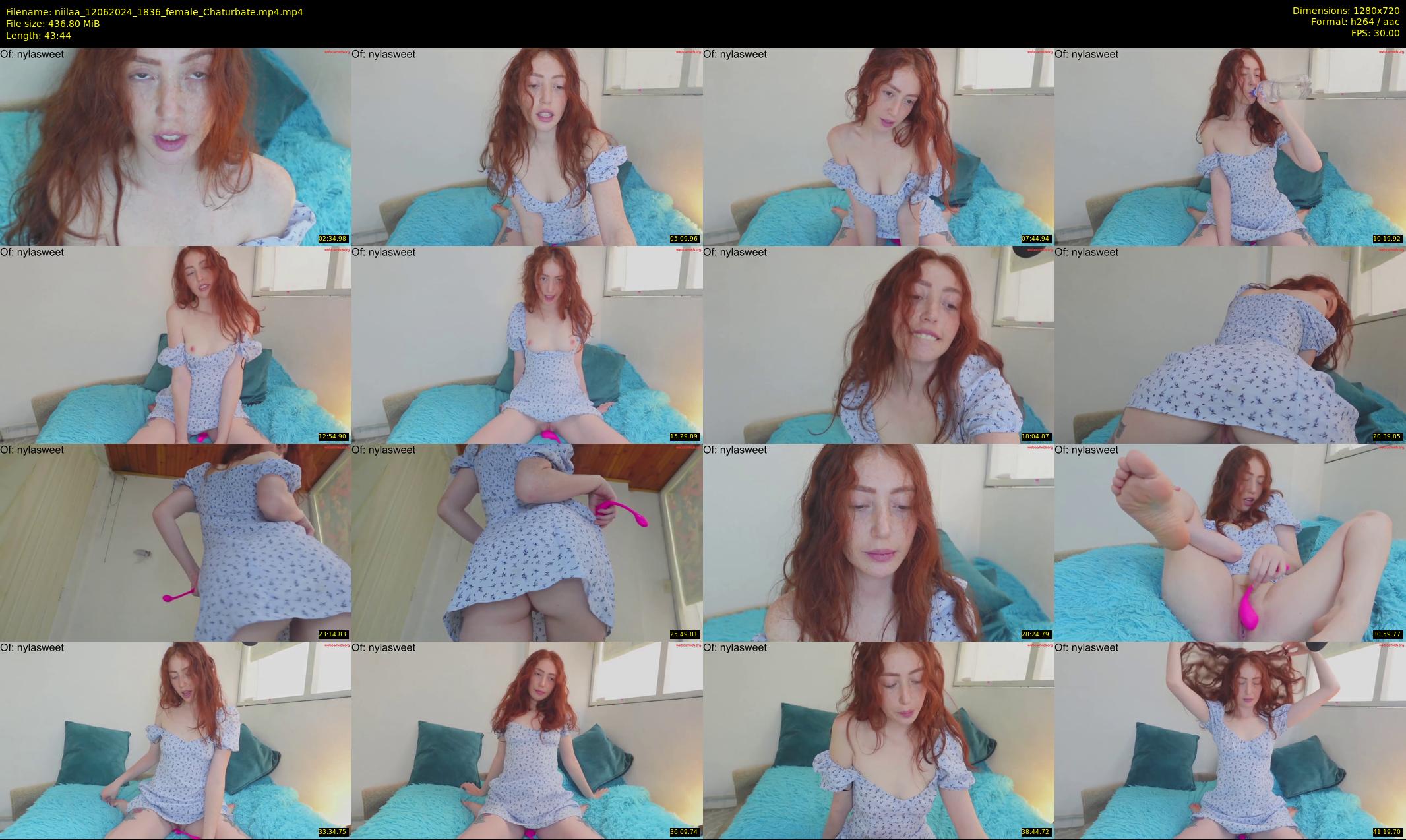 niilaa — 44 minute Chaturbate female cam show recording, 720p, Jun 12, 2024